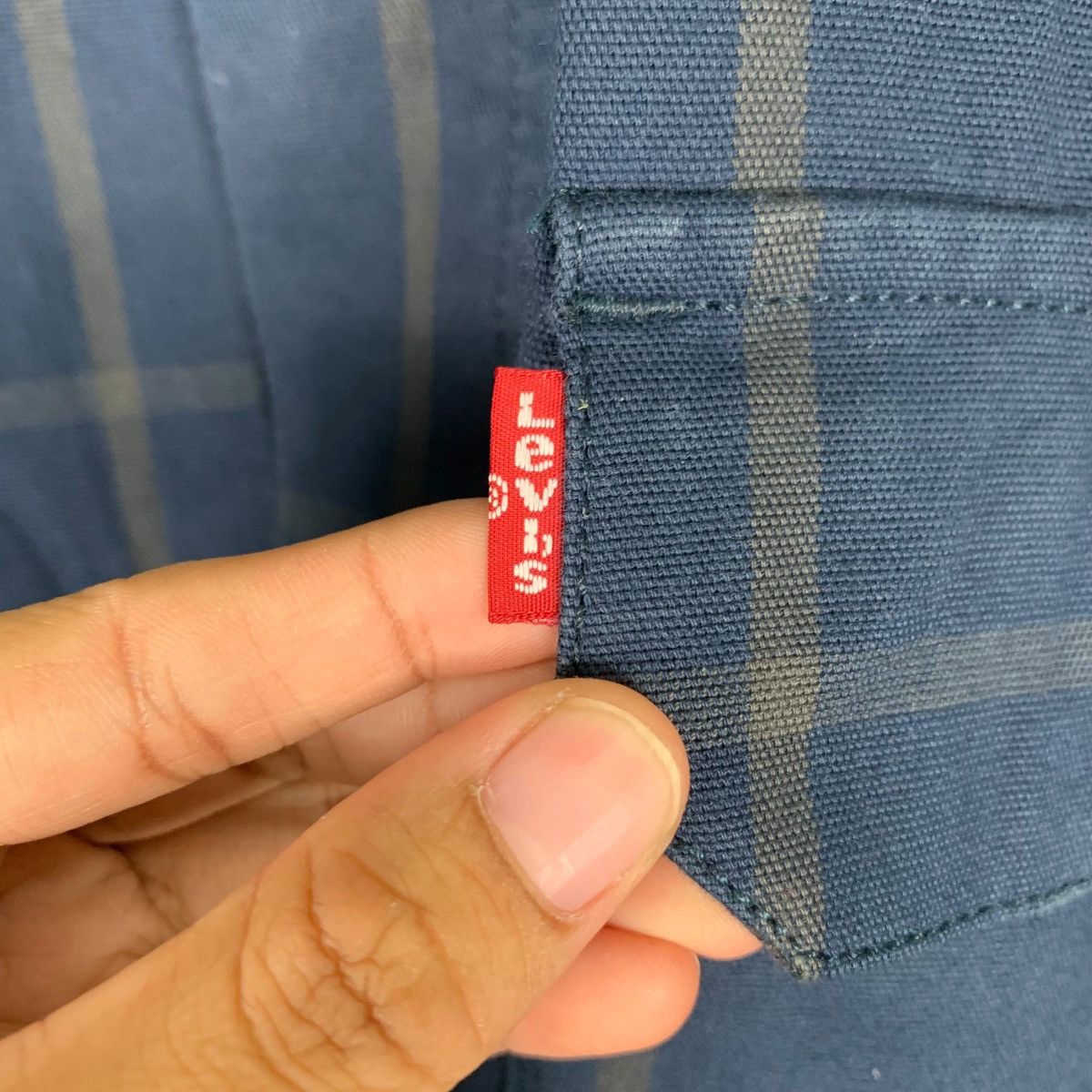 Levi's LEVIS Checked Work Shirt Flannel Jacket #1131-C52 Size US XL / EU 56 / 4 - 15 Thumbnail