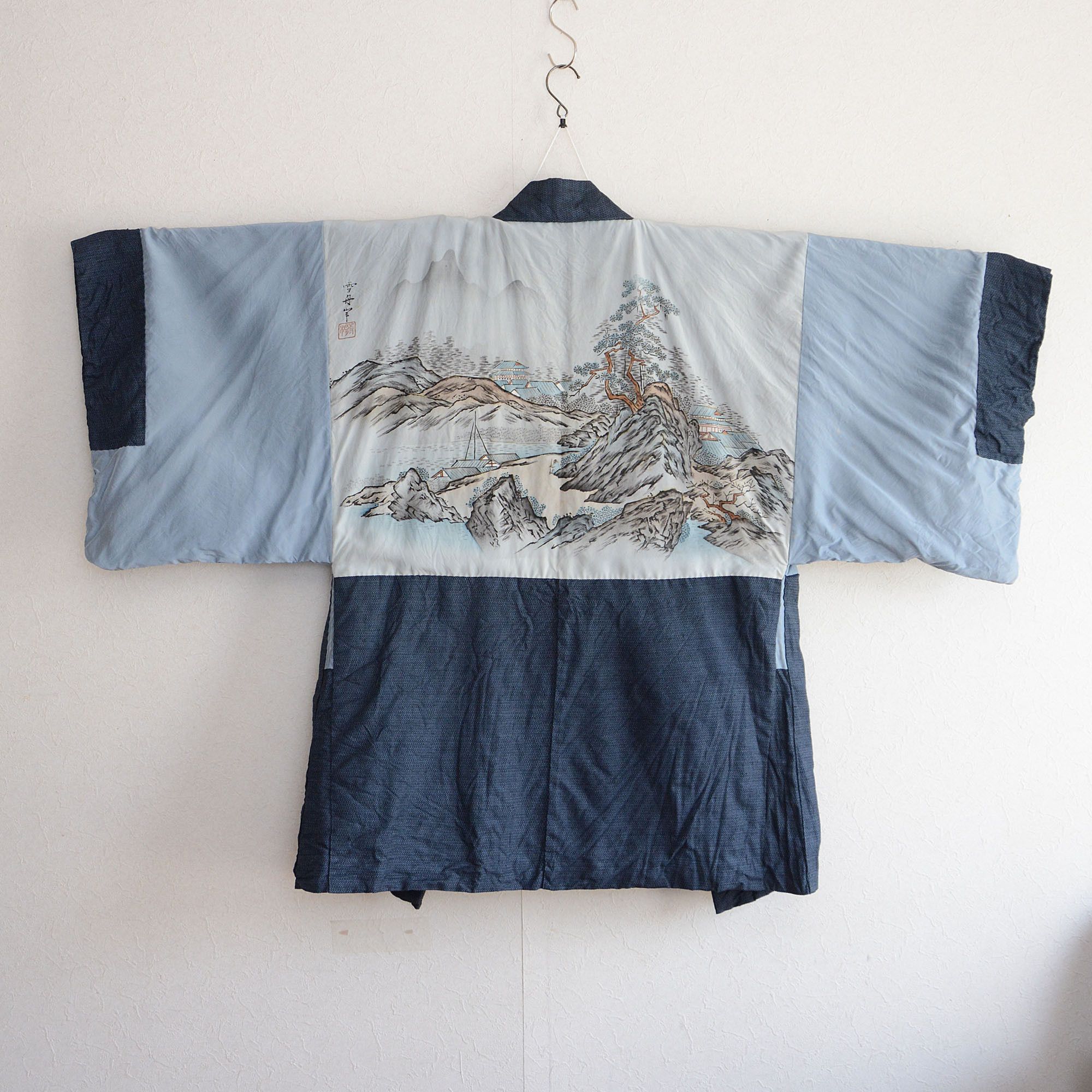 Haori Kimono Japanese For Men Vintage Jacket Uramasari Outerwear