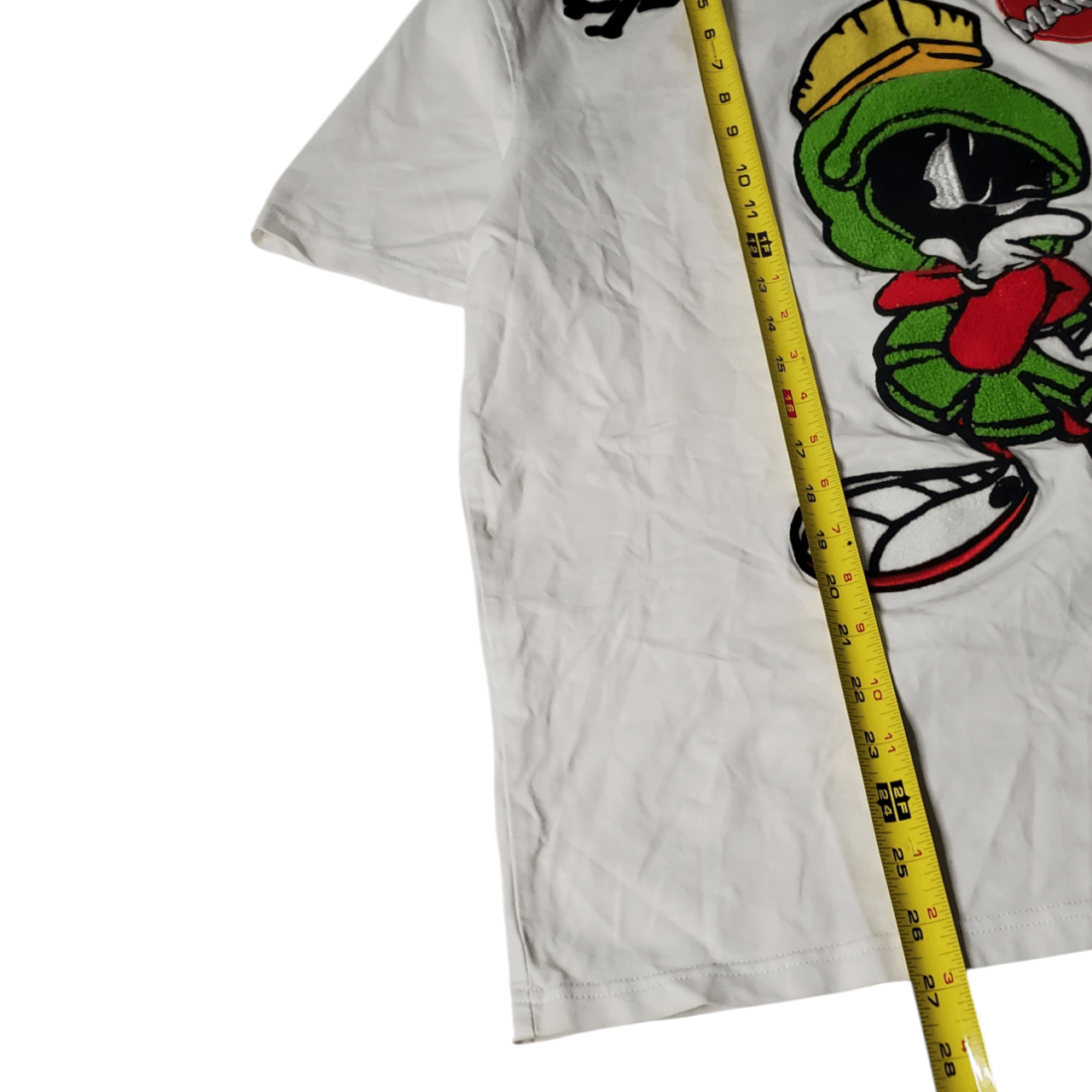 Vintage ✅️Looney Tunes Martian Embroidered Chenille T-Shirt Size US M / EU 48-50 / 2 - 6 Thumbnail