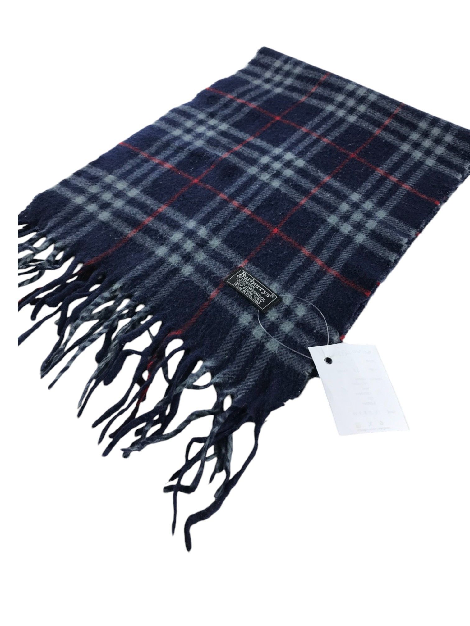 Burberry × Vintage Burberry Scarf / Muffler / Neckwear - WW2438 Size ONE SIZE - 3 Thumbnail