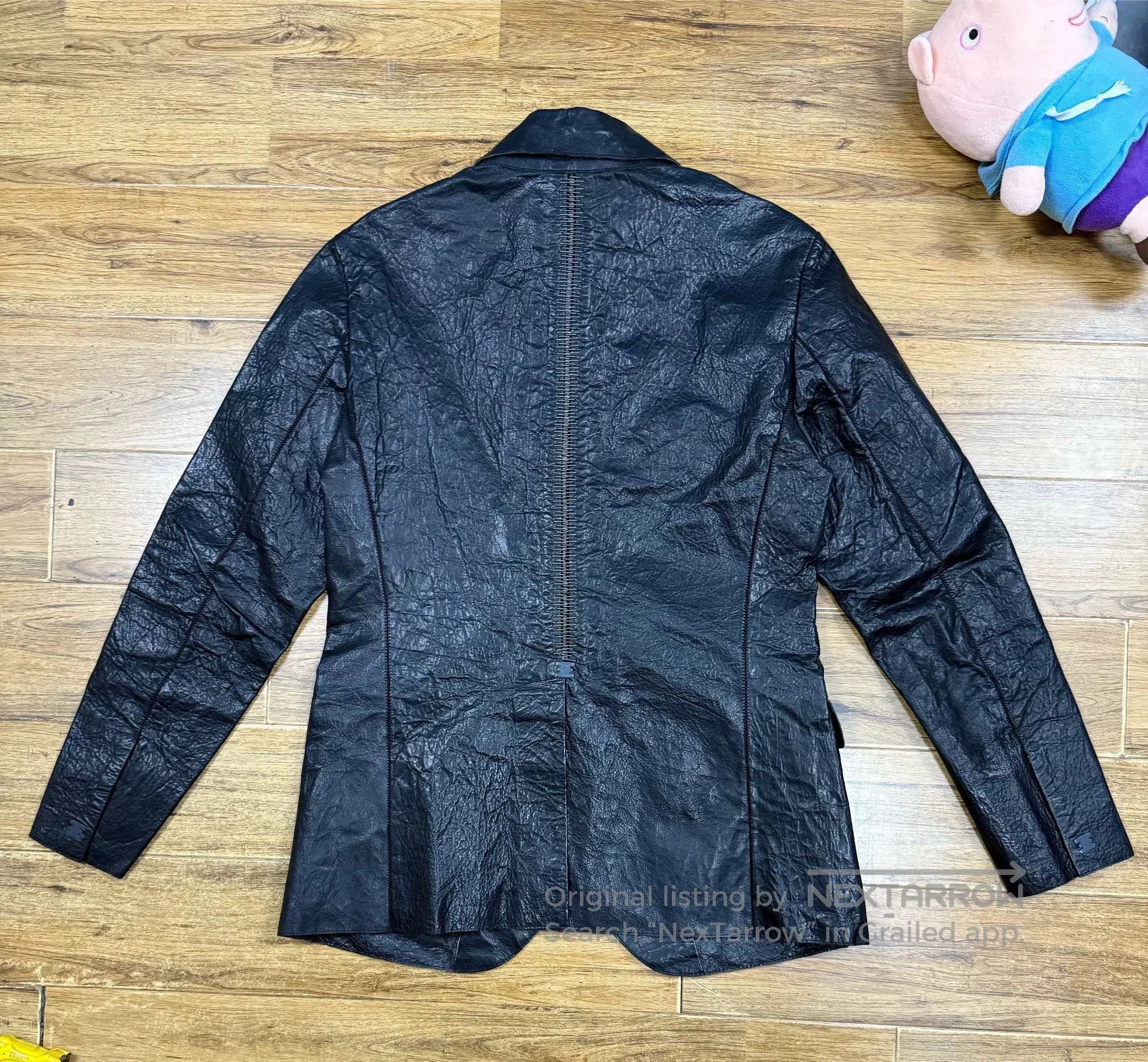 Isaac Sellam Experience Isaac Sellam Crinkled Leather Blazer. Size US M / EU 48-50 / 2 - 2 Thumbnail