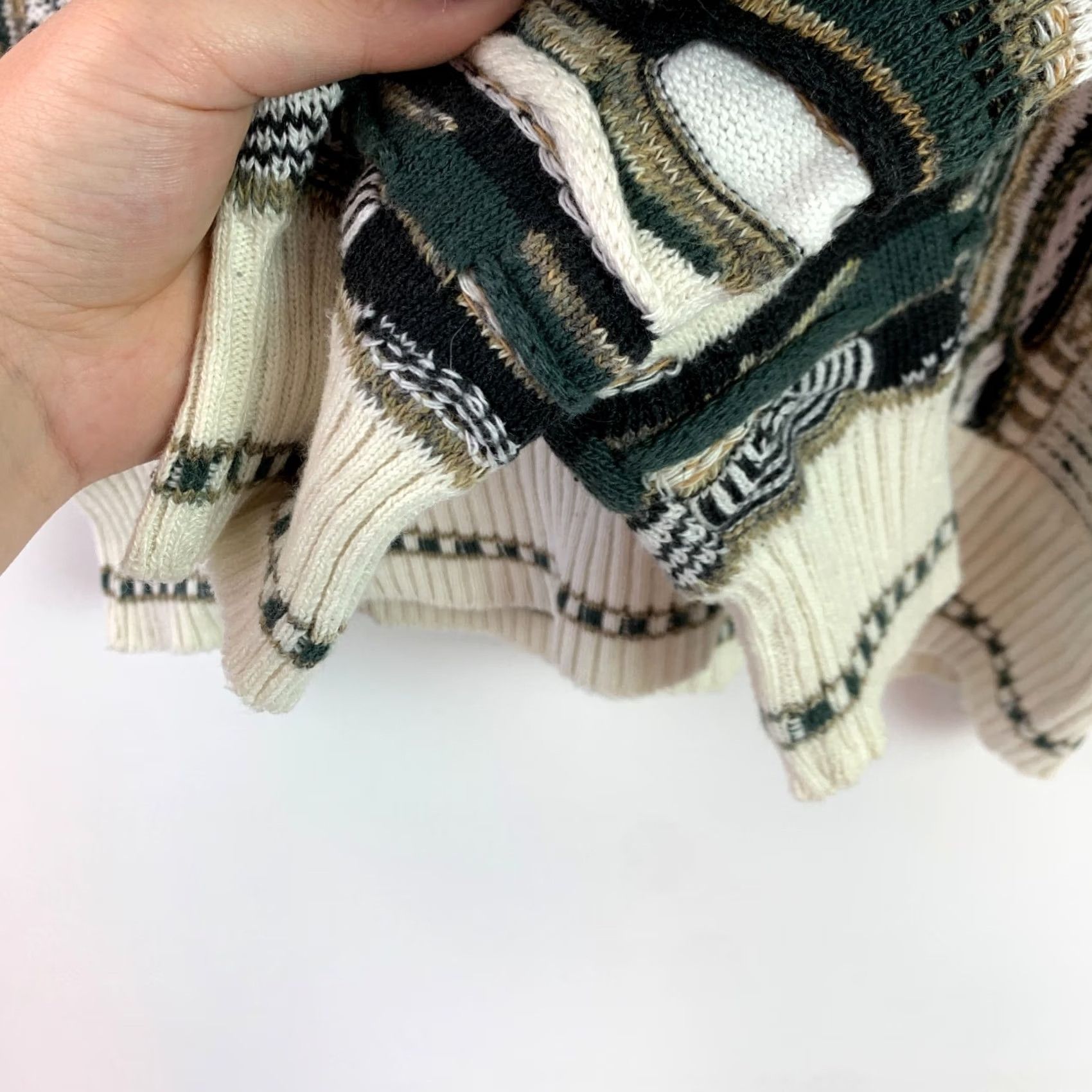 Vintage VINTAGE Florence Tricot Neutrals Black Coogi Look Sweater Small Indie Sleaze Shirt Womens Size US S / EU 44-46 / 1 - 6 Thumbnail