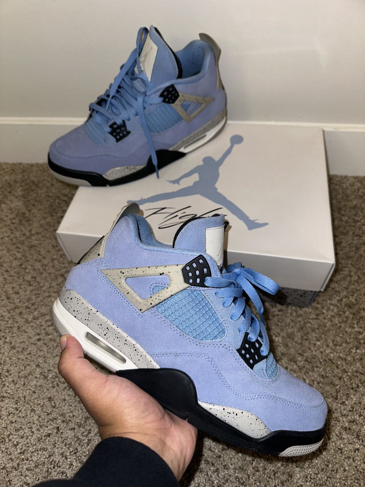 Jordan Brand UNC Jordan 4 Size US 9.5 / EU 42-43 - 9 Thumbnail