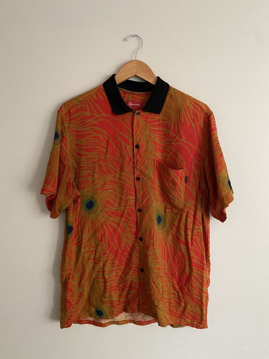 Supreme Supreme Peacock Rayon shirt | Grailed