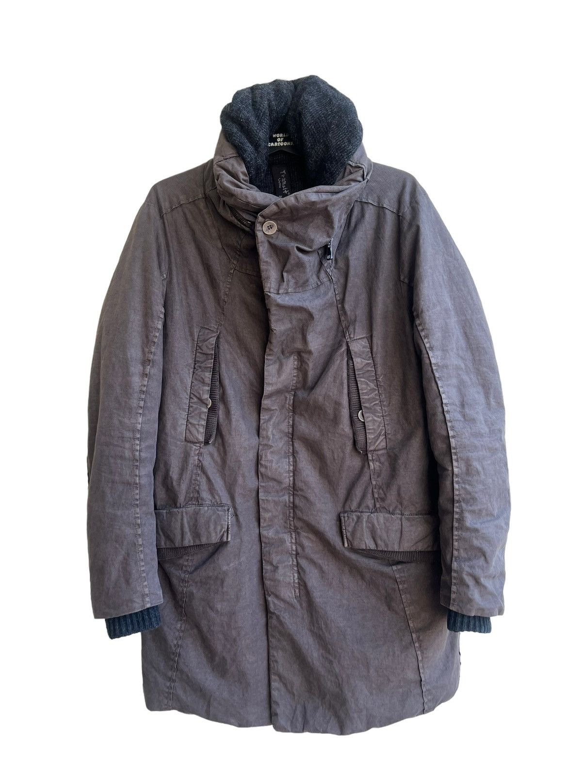 Transit Uomo Vintage Transit Uomo V310 Linen Hoodie Coat Parka Jacket Size US M / EU 48-50 / 2 - 2 Thumbnail