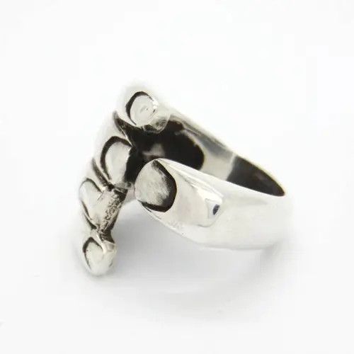 Jewelry Adjustable Carved Hand Rings Size ONE SIZE - 2 Thumbnail