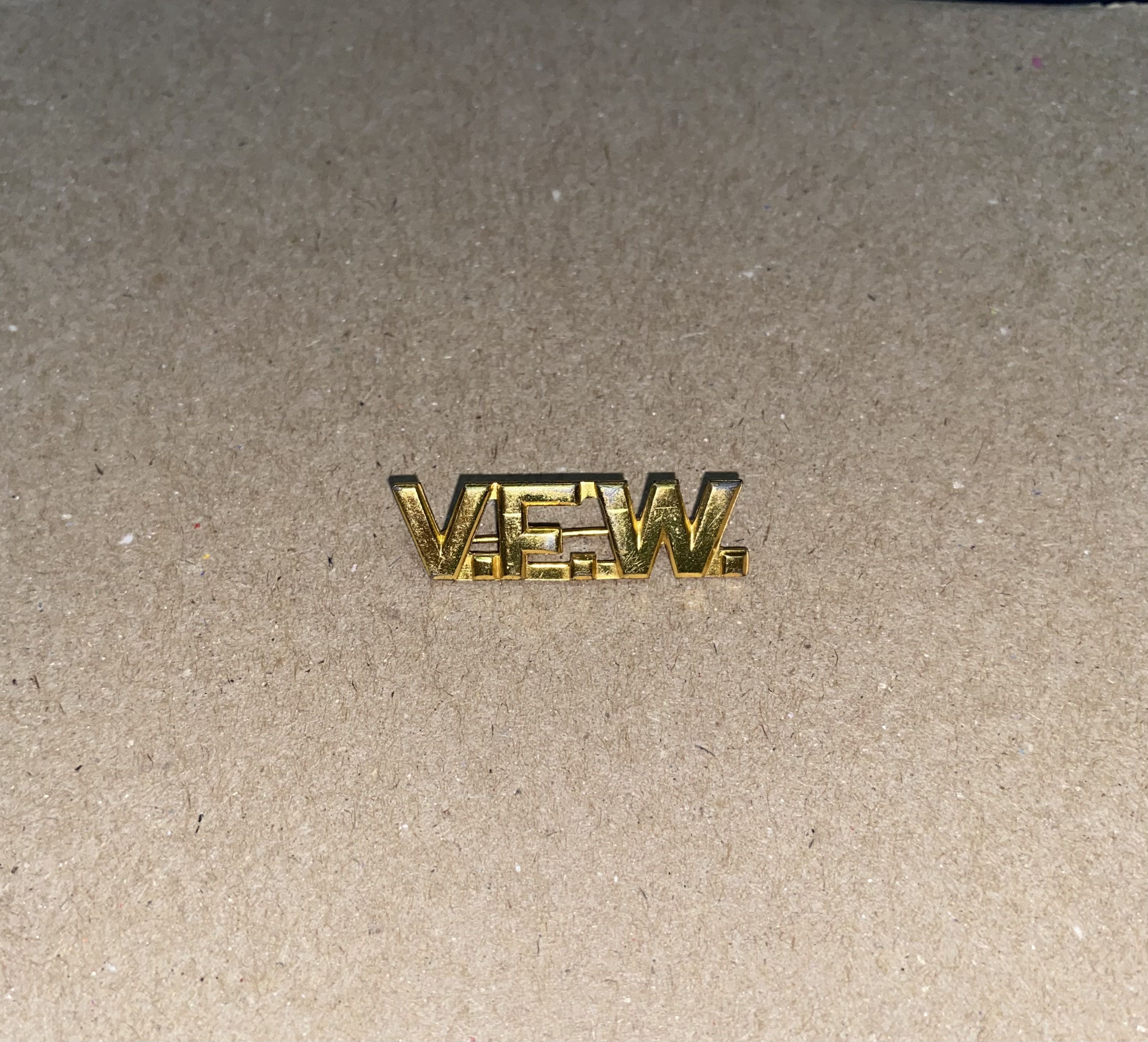 Other V.F.W. vintage VFW Enamel Pin Brooch Veterans Foreign Wars Size ONE SIZE - 1 Thumbnail