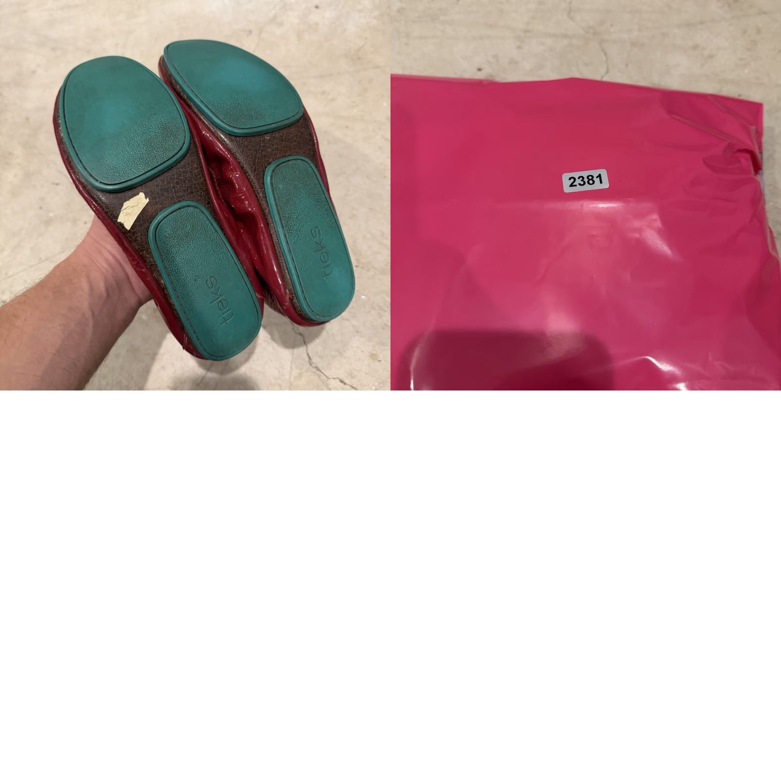 Vintage Tieks Ballet Flats Women 8 Ruby Red Patent Leather Flat Slip On City 90s? Wait not. No extra. Size US 8 / IT 38 - 8 Thumbnail