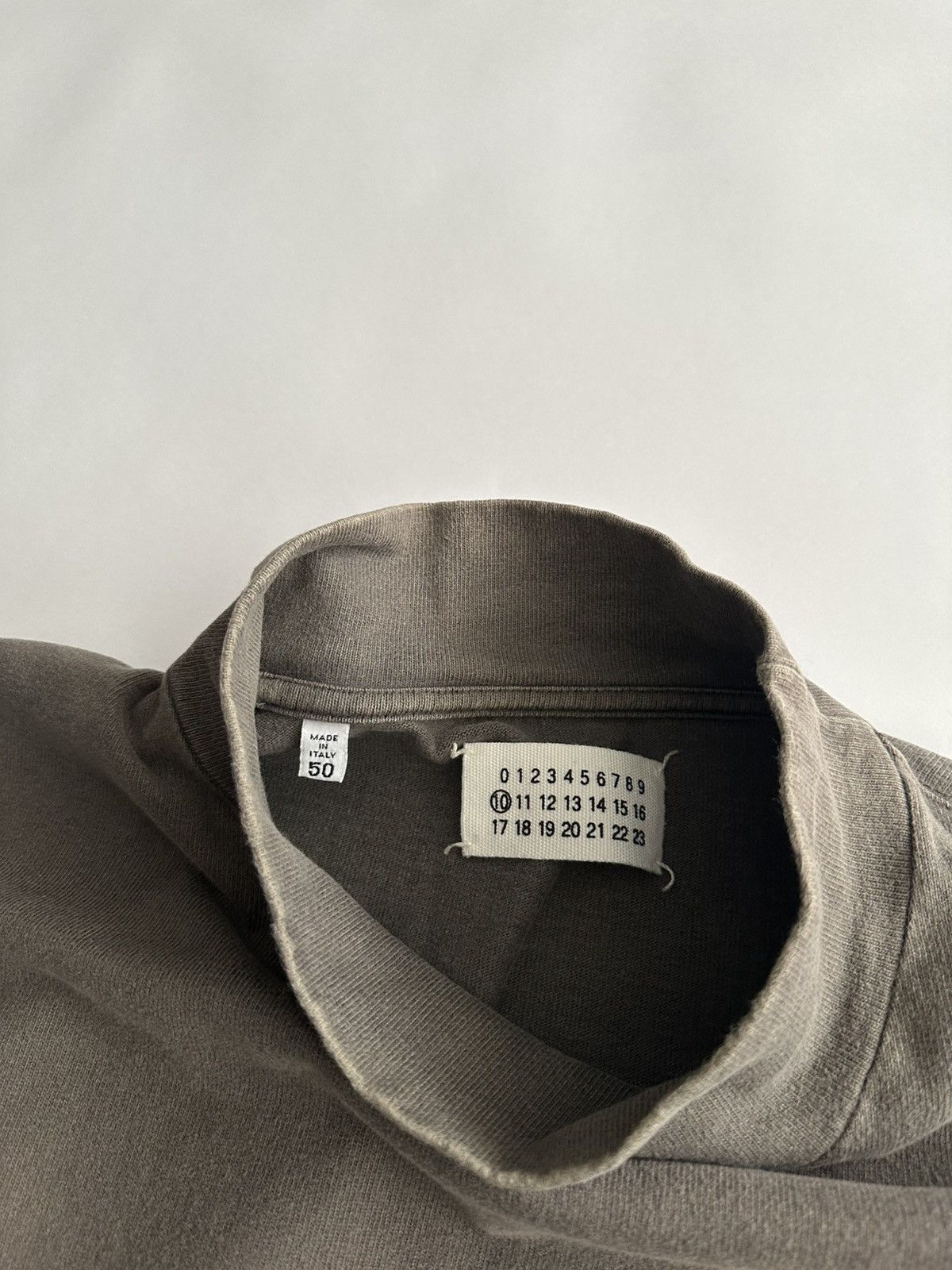 Maison Margiela Martin Margiela FW04 Faded Heavy Turtleneck Longsleeve Size US M / EU 48-50 / 2 - 8 Thumbnail
