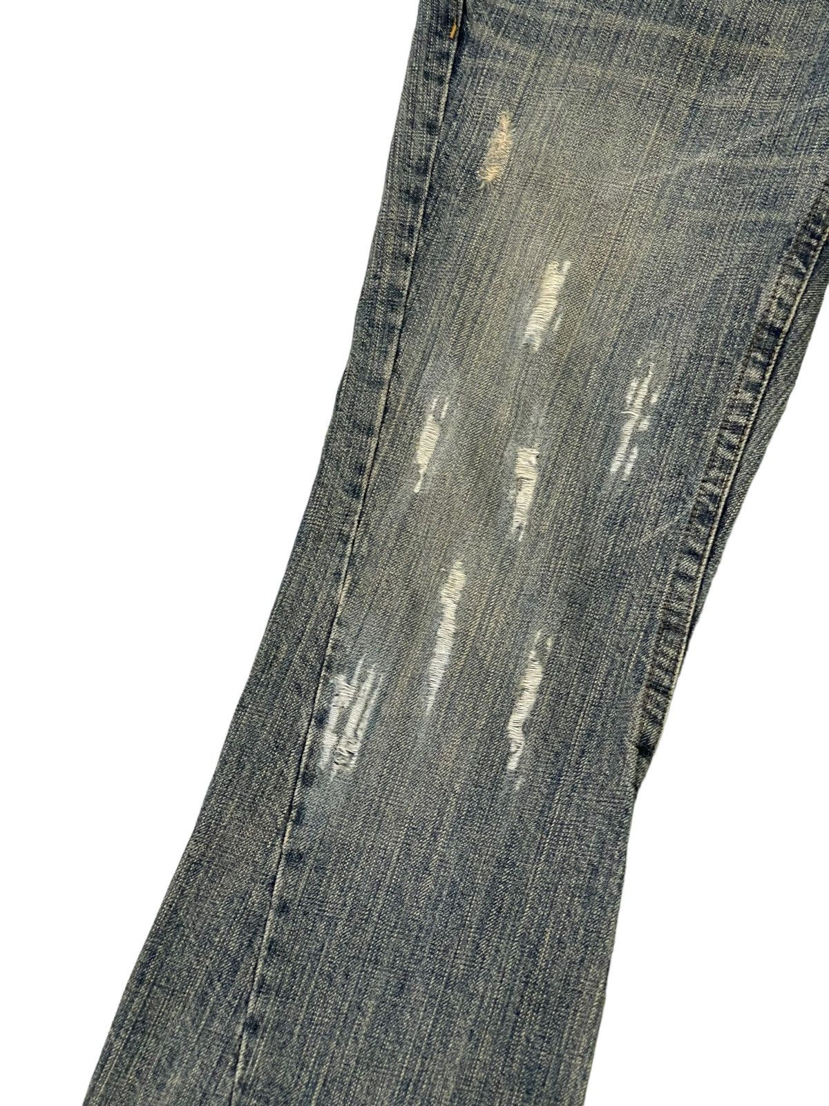 Tornado Mart Flare Jeans Tornado Mart Distress Low Rise Boot Cut 6🟦5 Size US 30 / EU 46 - 6 Thumbnail