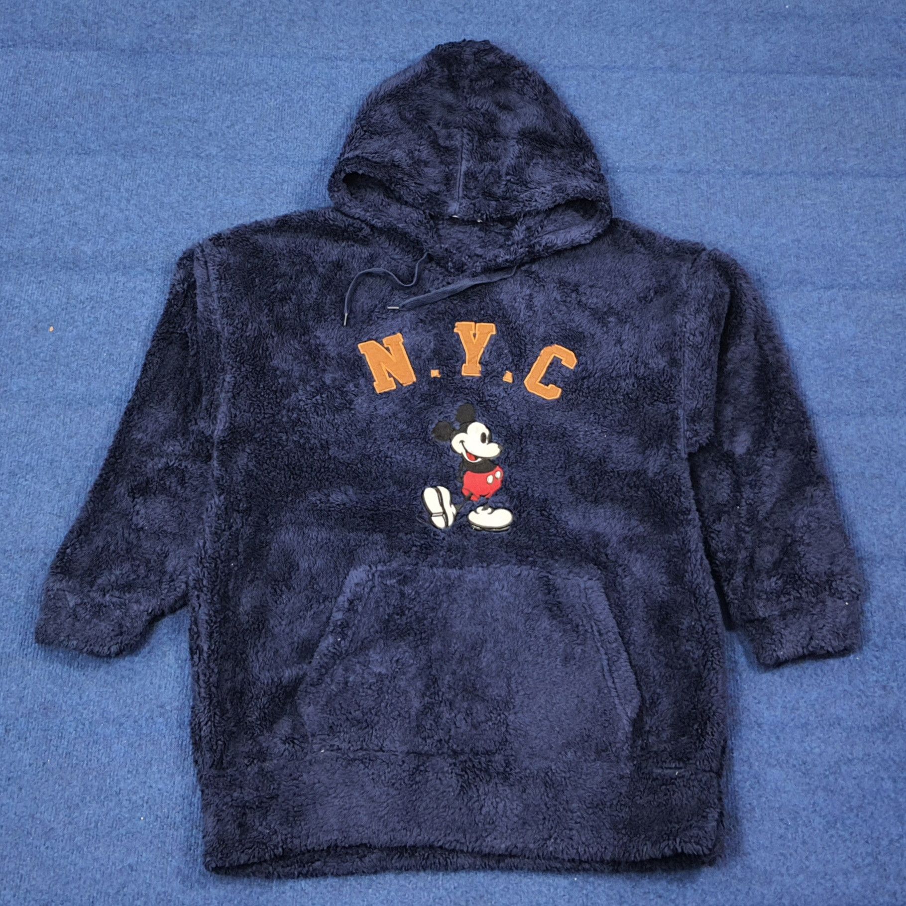 Vintage Disney Mickey Mouse NYC Fleece Hoodie C269N16