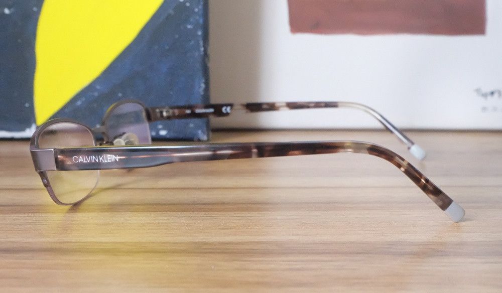 Calvin Klein Calvin Klein CK5466A Half Rim Titanium Glasses Size ONE SIZE - 7 Thumbnail