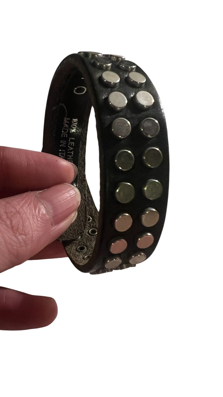 Iro Iro leather bracelet with studs Size ONE SIZE - 1 Thumbnail