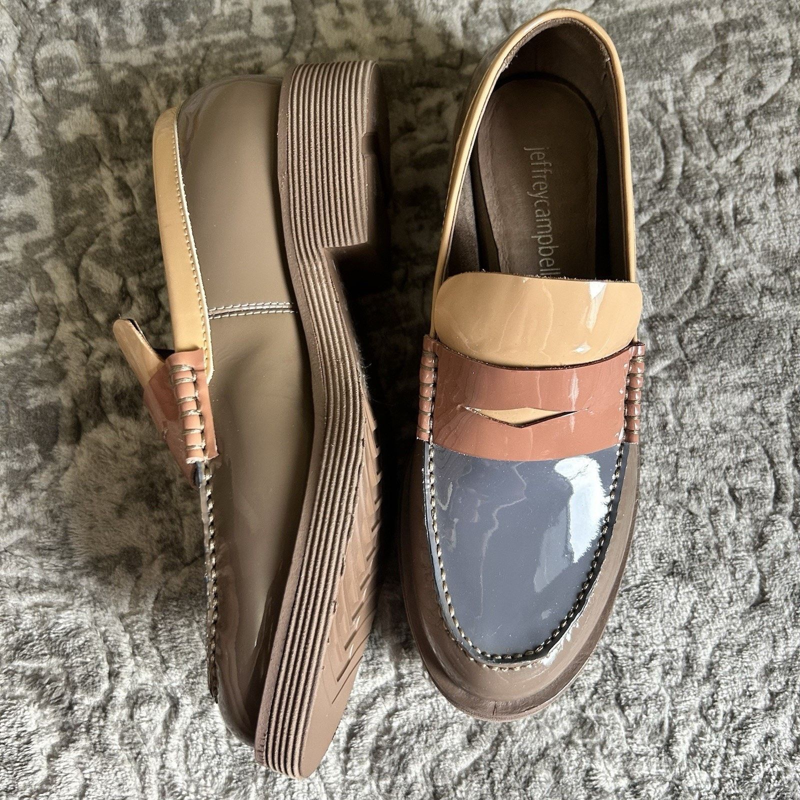 Jeffrey Campbell Jeffrey Campbell Lenna Taupe Leather Loafers Women’s Size 6 Size US 6 / IT 36 - 8 Thumbnail