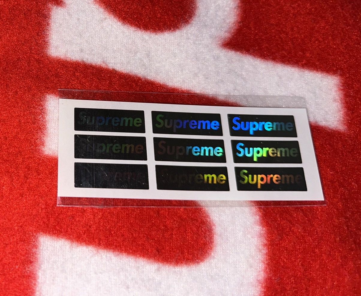 Supreme SS15 Supreme Holographic Mini Box Logo Sticker 2015 RARE DS Grailed