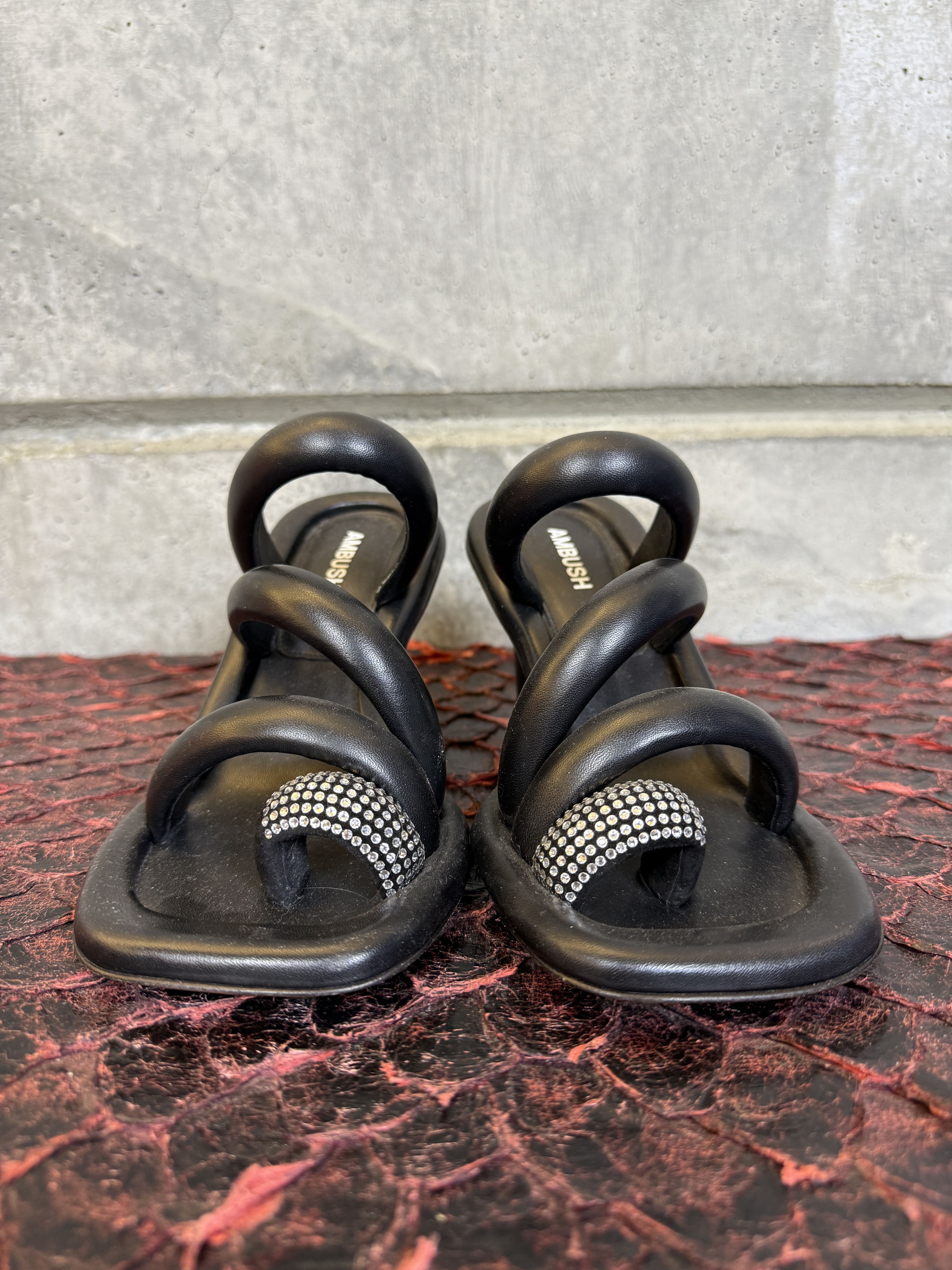 Ambush Design $285 Ambush Cushion Strap Heel Sandals Size US 6 / IT 36 - 10 Thumbnail