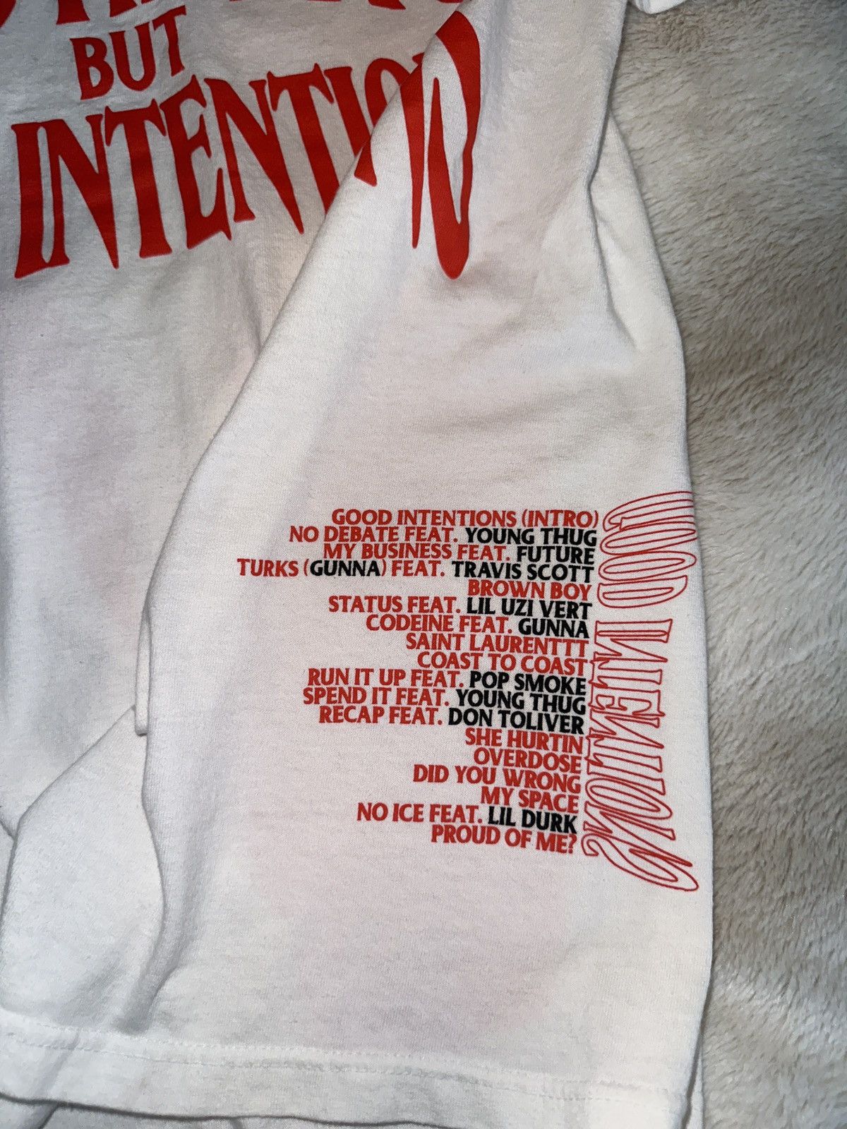 Vlone Nav x Vlone Bad Habits Tee White Size US S / EU 44-46 / 1 - 4 Thumbnail