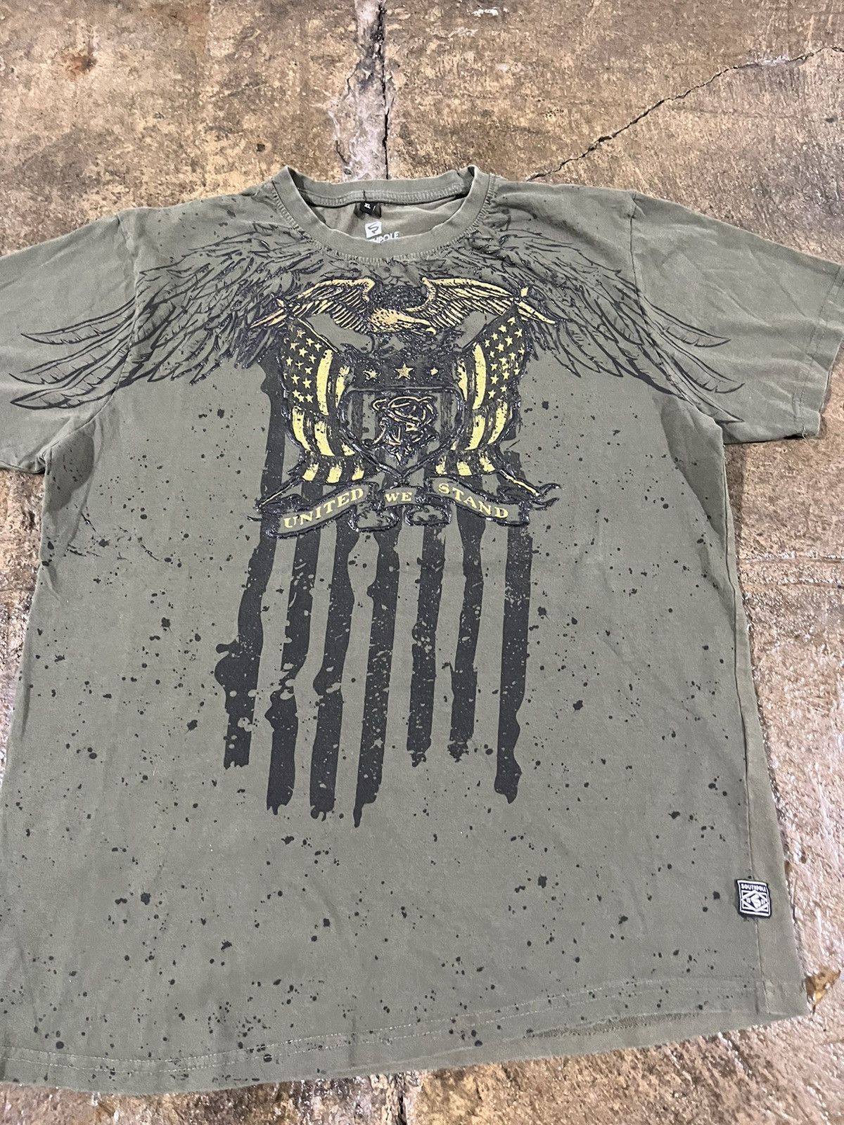 Affliction × Southpole × Vintage Crazy Vintage Y2K Southpole Eagle Tee Skater Grunge Unique Size US L / EU 52-54 / 3 - 2 Thumbnail