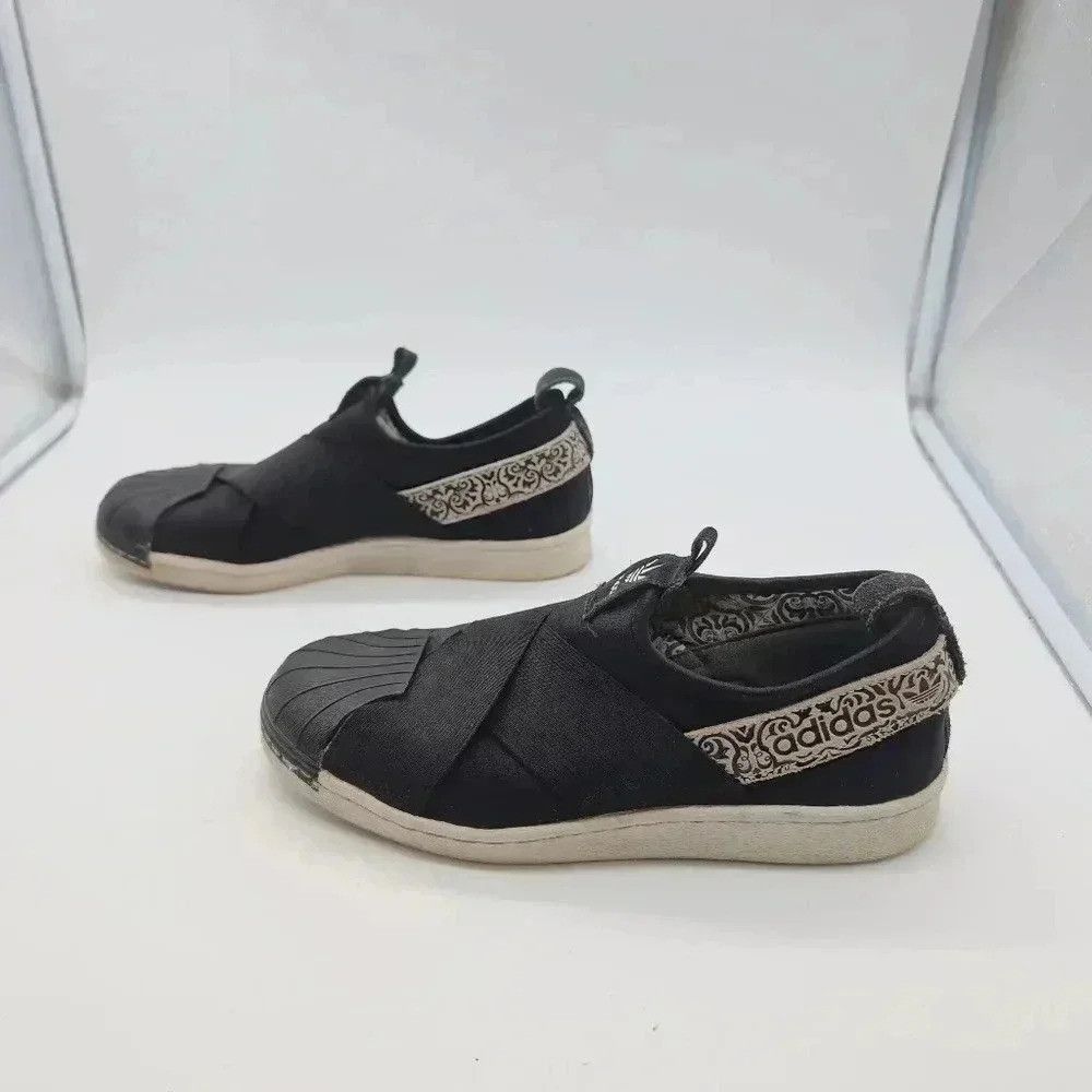 Adidas Adidas Superstar Slip On x Farm Company Black and White Size US 8.5 / IT 38.5 - 3 Thumbnail