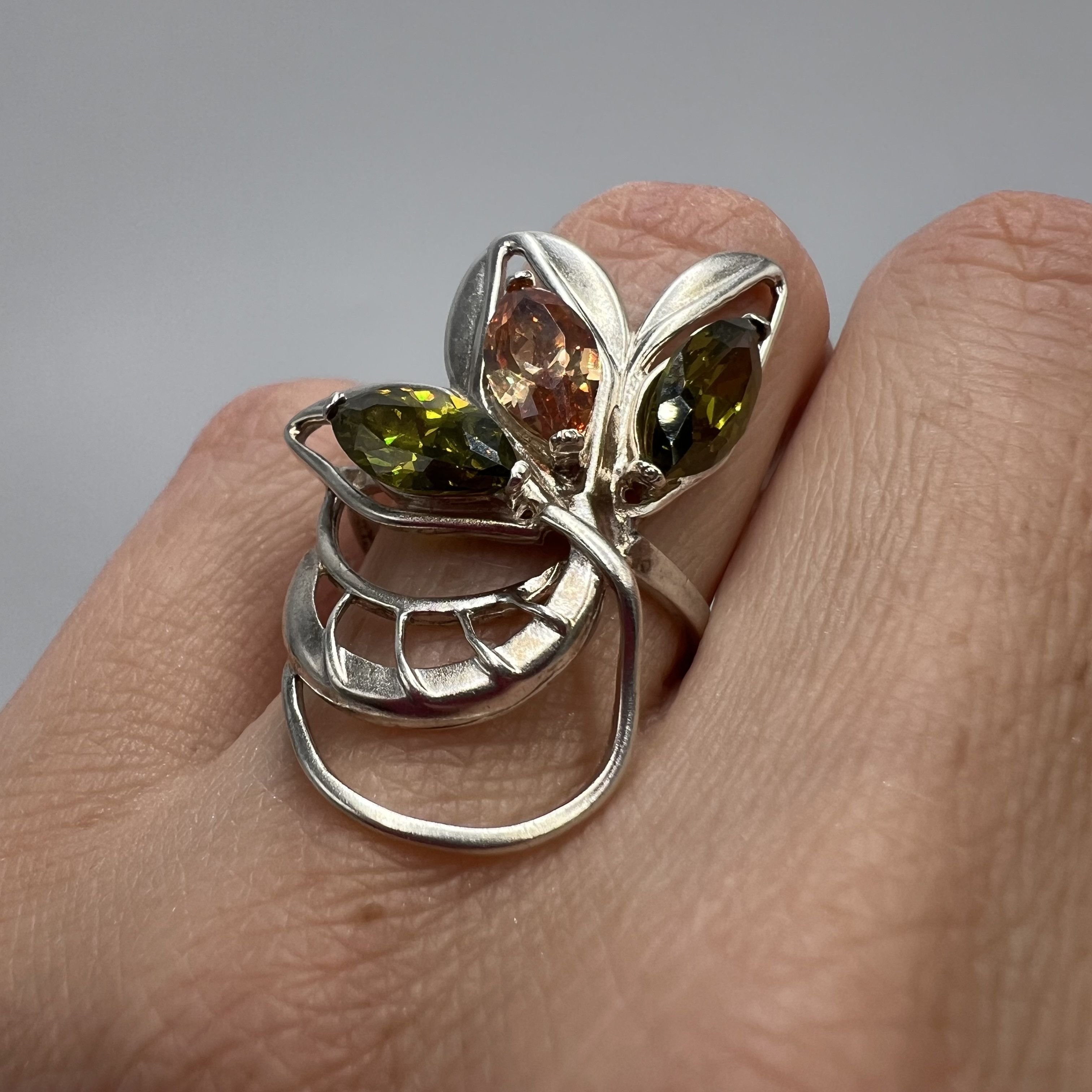 Vintage Vintage Sterling Silver 925 Ring Jewelry Women's Size 7US Size ONE SIZE - 6 Thumbnail