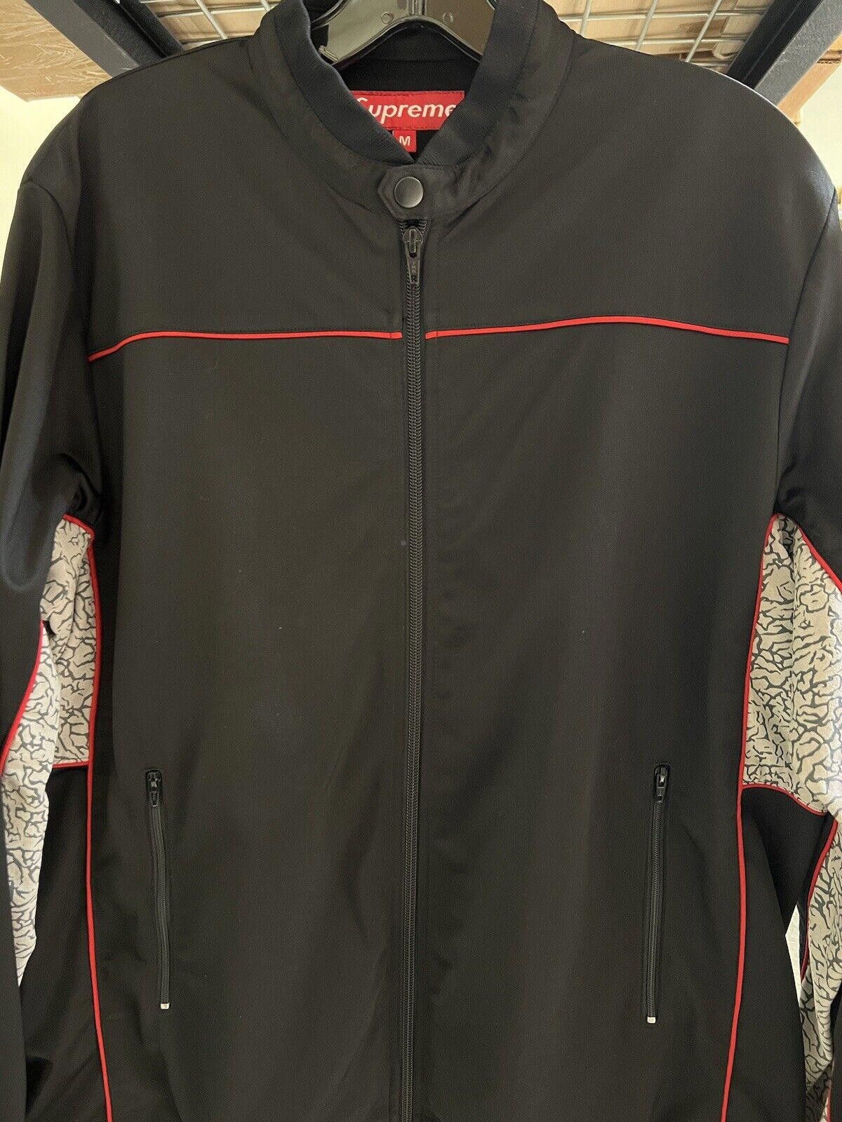 Supreme FW02 Supreme Dunk SB Black Cement Elephant Track Top Jacket Size US M / EU 48-50 / 2 - 3 Thumbnail