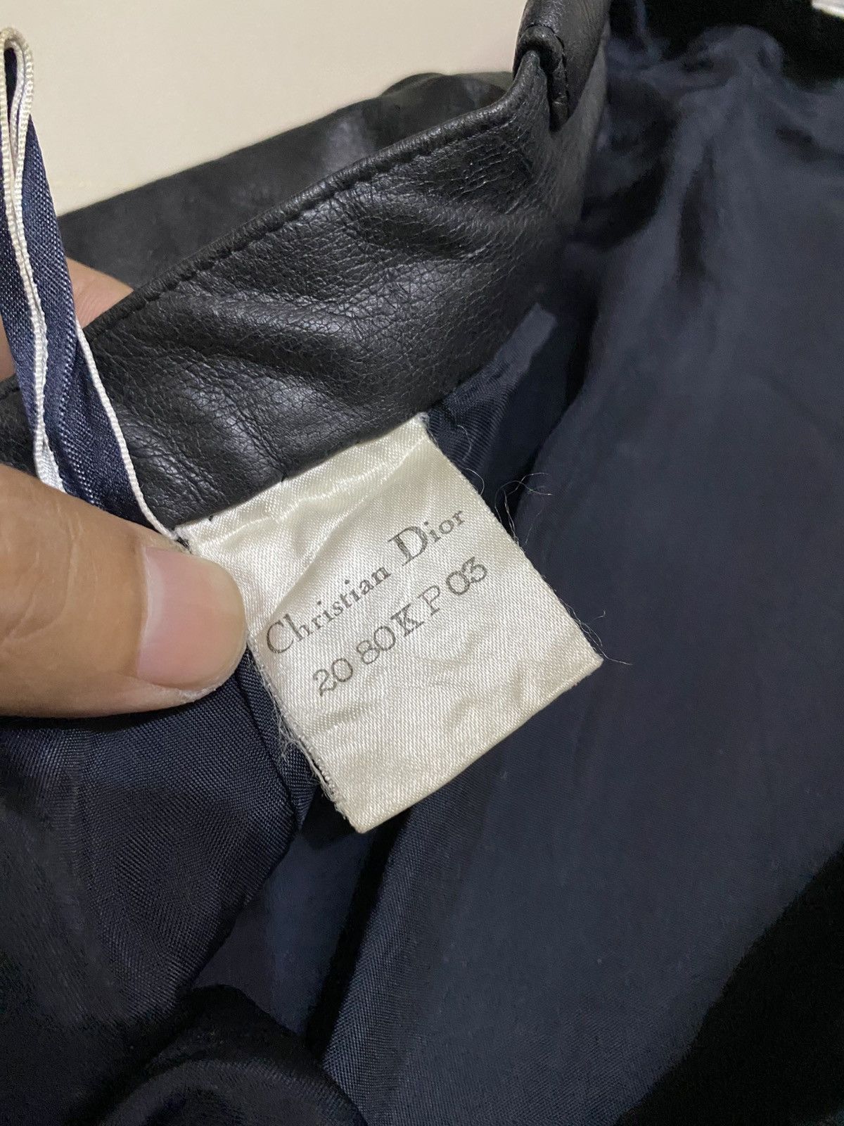 Christian Dior Monsieur × Dior × Vintage Vintage Christian Dior Leather Skirt Size 27" / US 4 / IT 40 - 7 Thumbnail