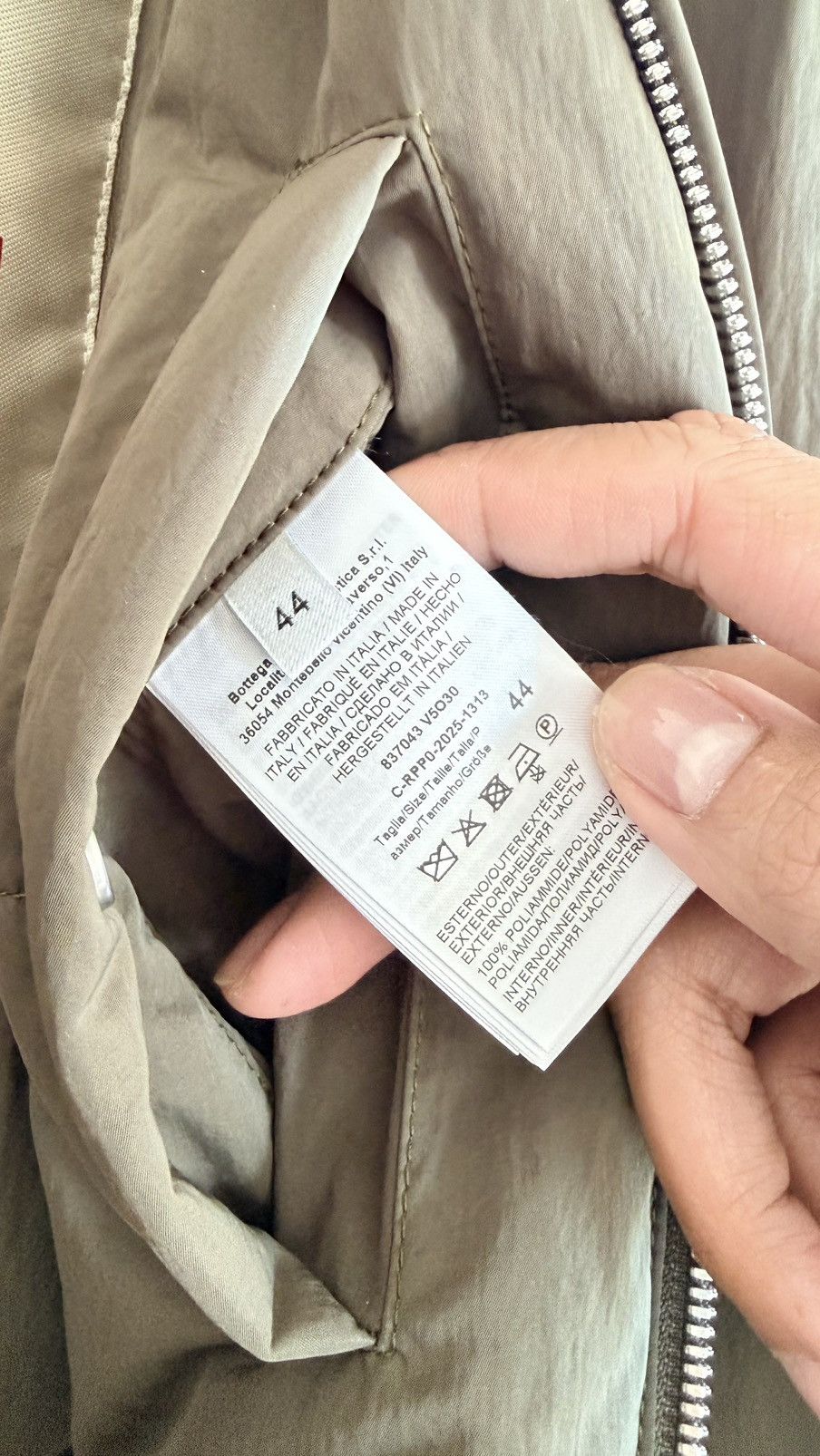 Bottega Veneta Intrecciato Tech Nylon Jacket Size US M / EU 48-50 / 2 - 8 Thumbnail