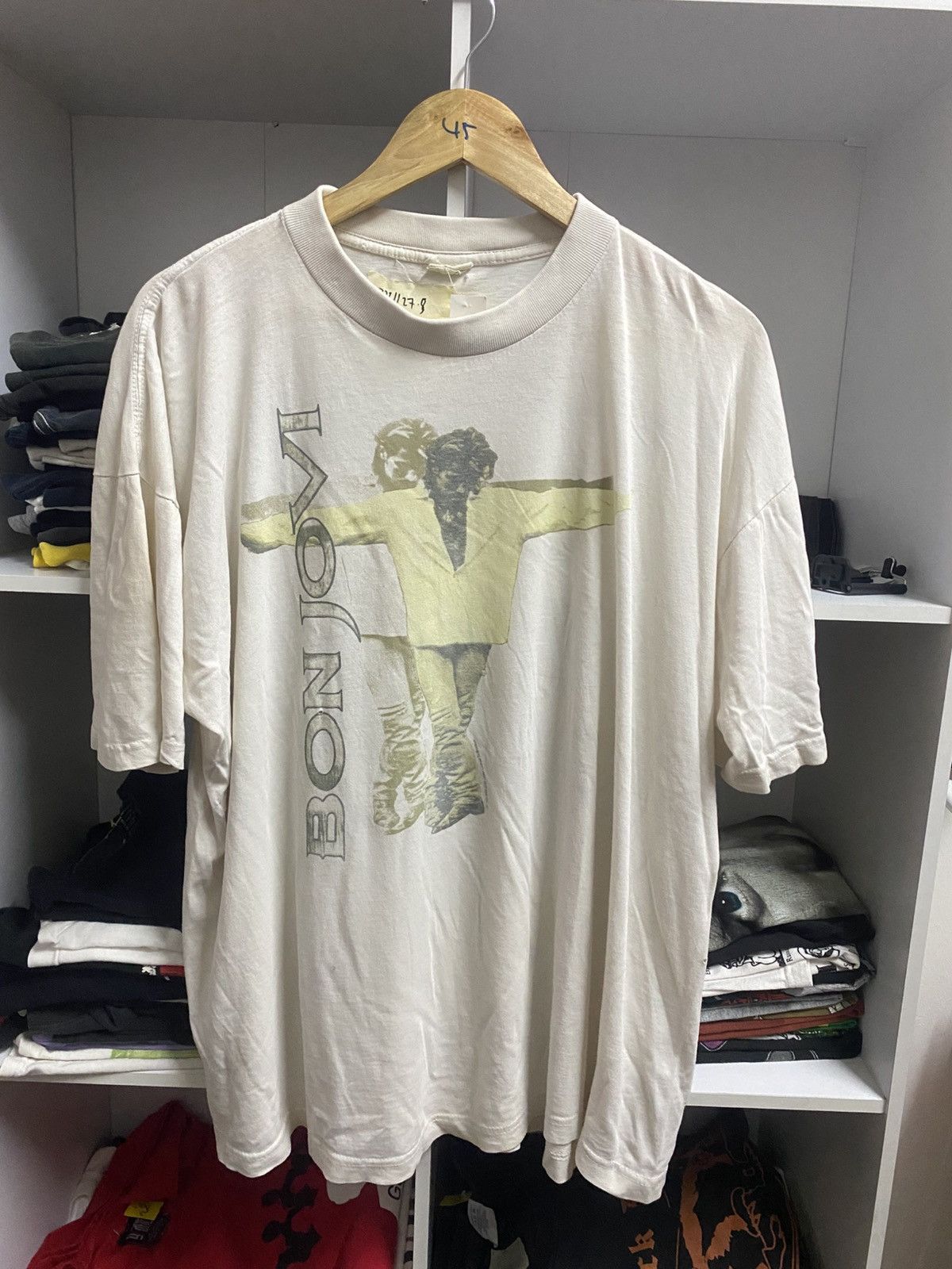 Band Tees × Bon Jovi × Vintage Vintage Bon jovi 90s Size US XL / EU 56 / 4 - 1 Thumbnail
