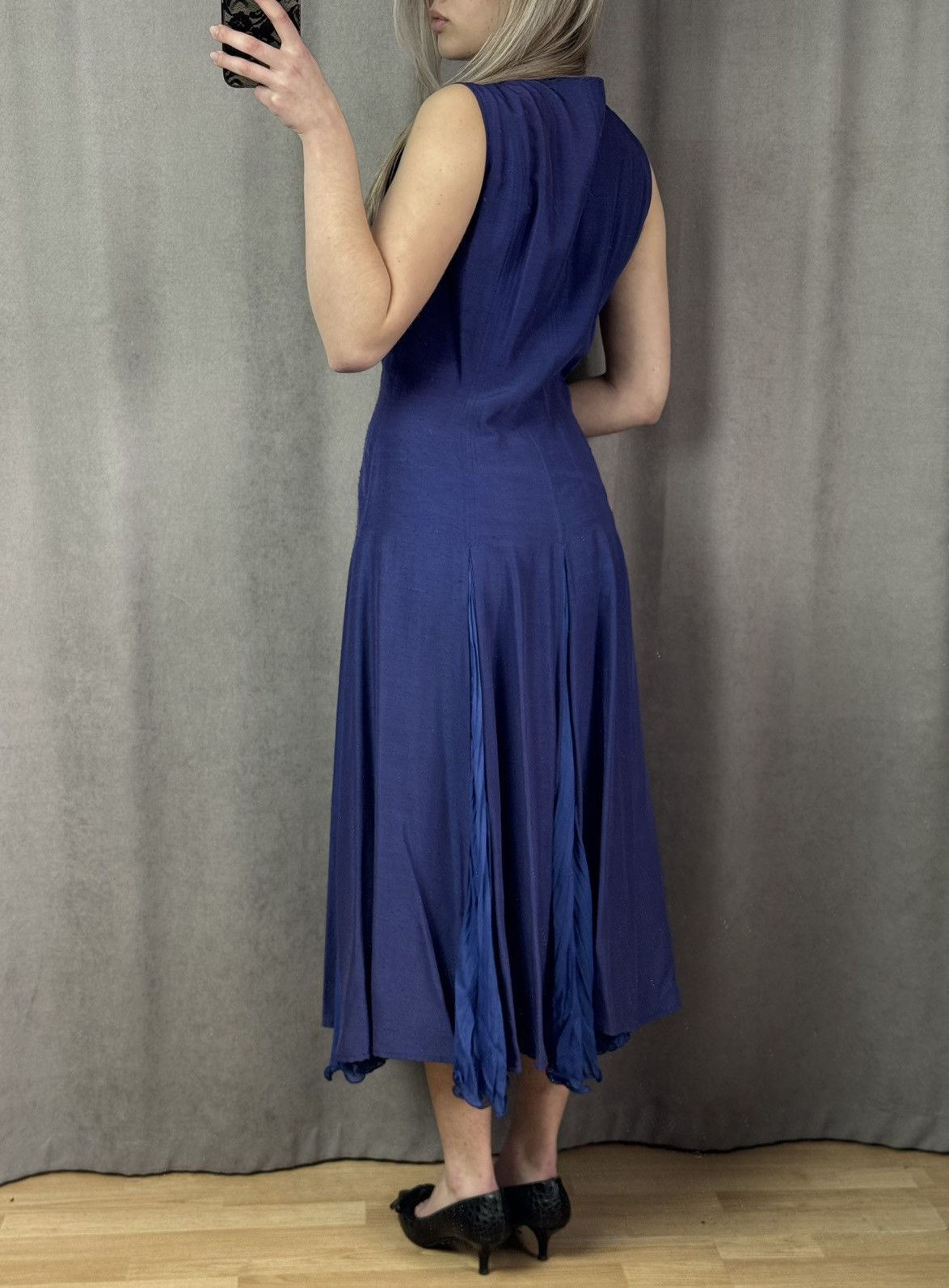 Christian Dior Monsieur OMG😻 Vintage Dress 80s Christian Dior COODONNES Viscose Size M / US 6-8 / IT 42-44 - 12 Thumbnail
