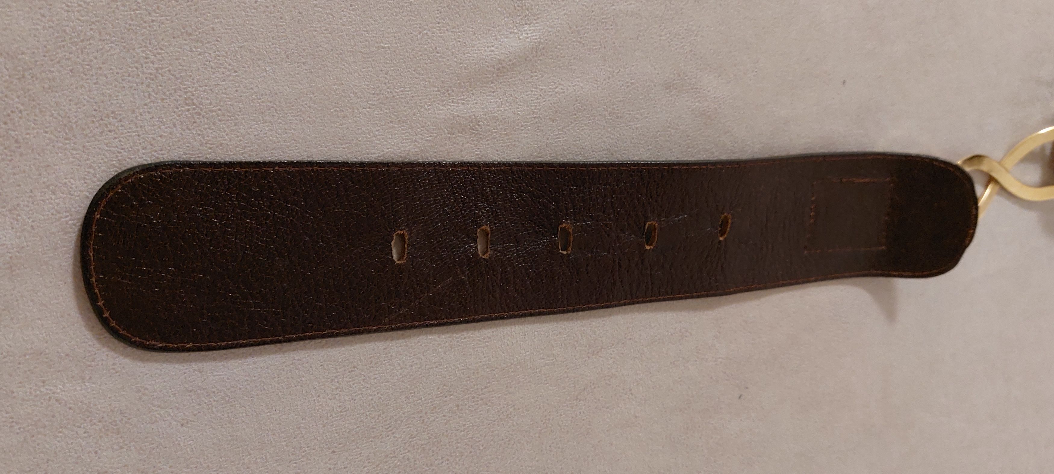 Vintage Vintage Leather Belt Glam Rock Disco Size ONE SIZE - 4 Thumbnail