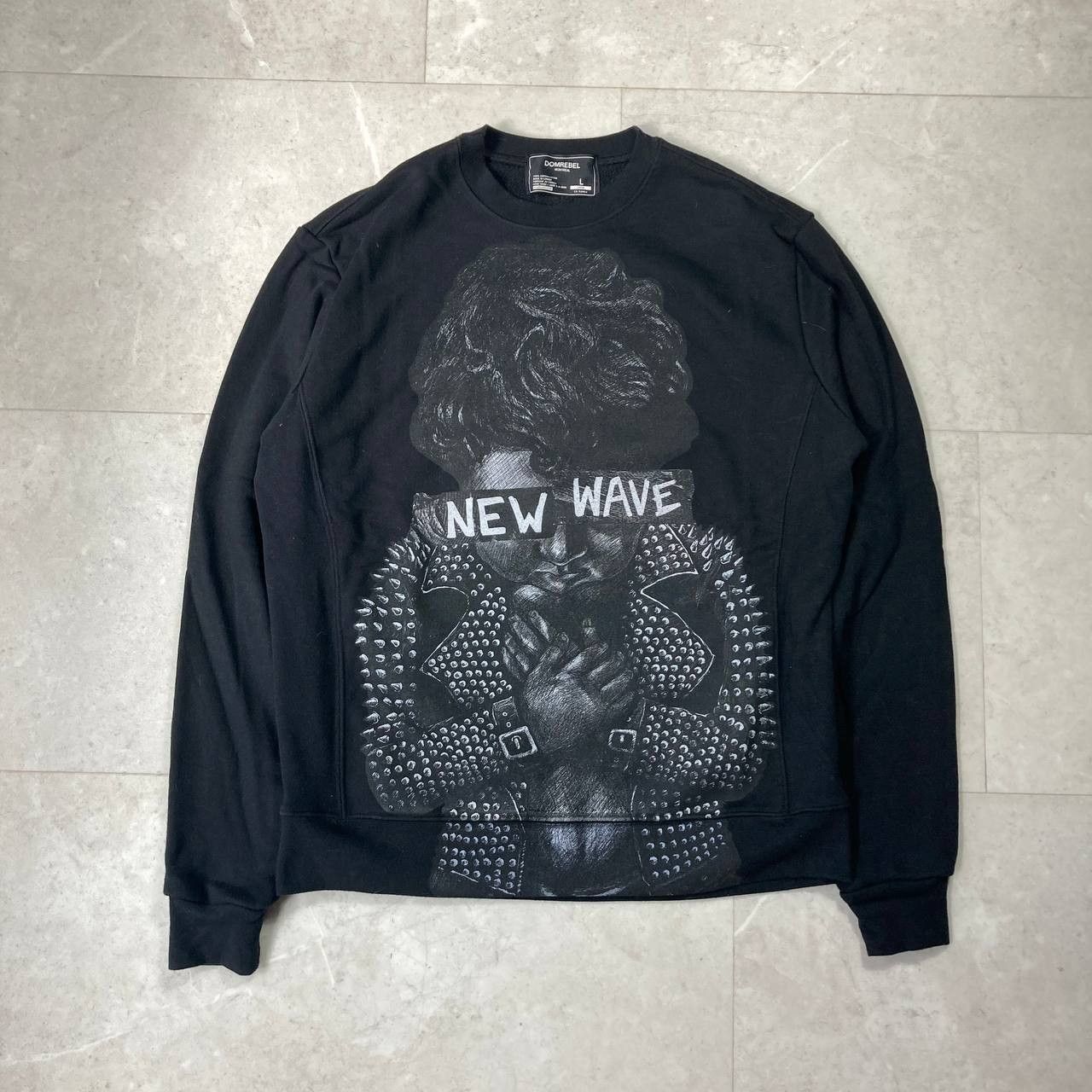 DOMREBEL DomRebel Montreal New Wave Angel Biker Art Sweatshirt Size US L / EU 52-54 / 3 - 1 Thumbnail