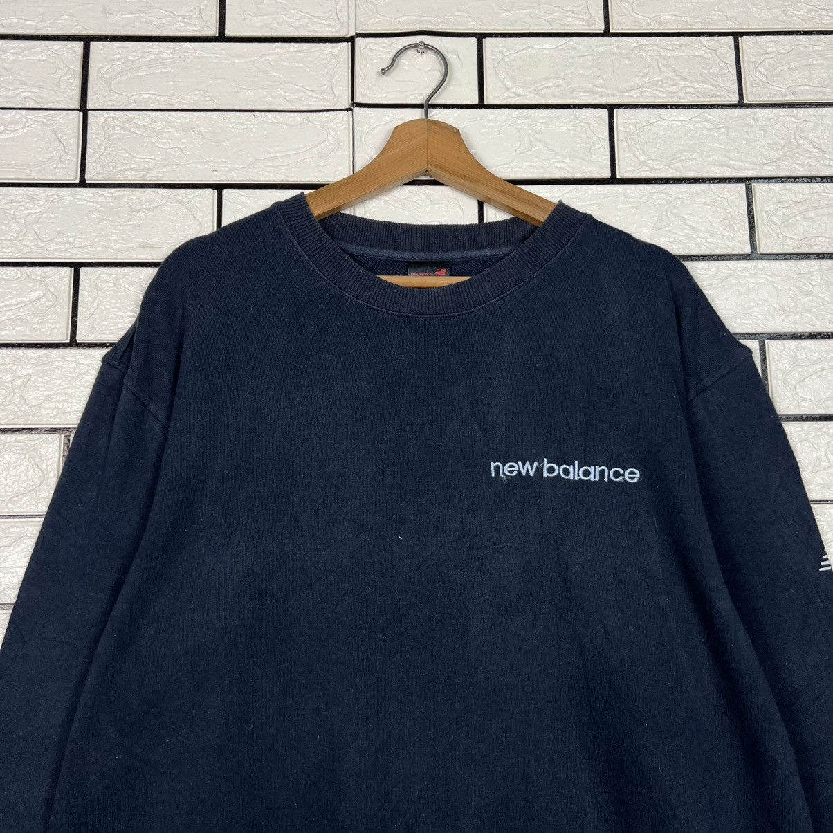 New Balance NEW BALANCE Small Logo Crewneck Sweatshirt #4276-C194 Size US L / EU 52-54 / 3 - 2 Thumbnail