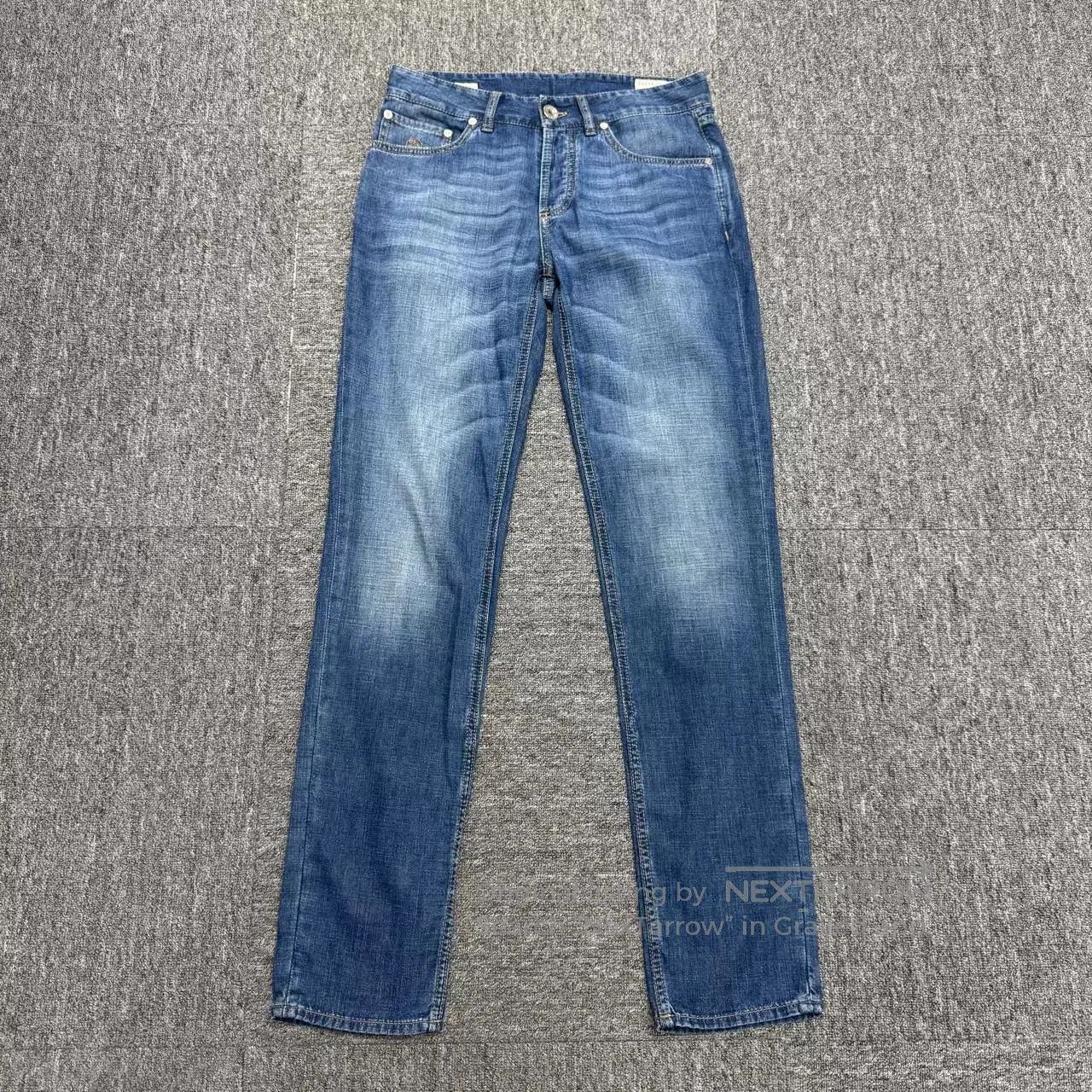 Brunello Cucinelli Brunello Cucinelli Washed Distressed Jeans. Size US 28 / EU 44 - 1 Thumbnail
