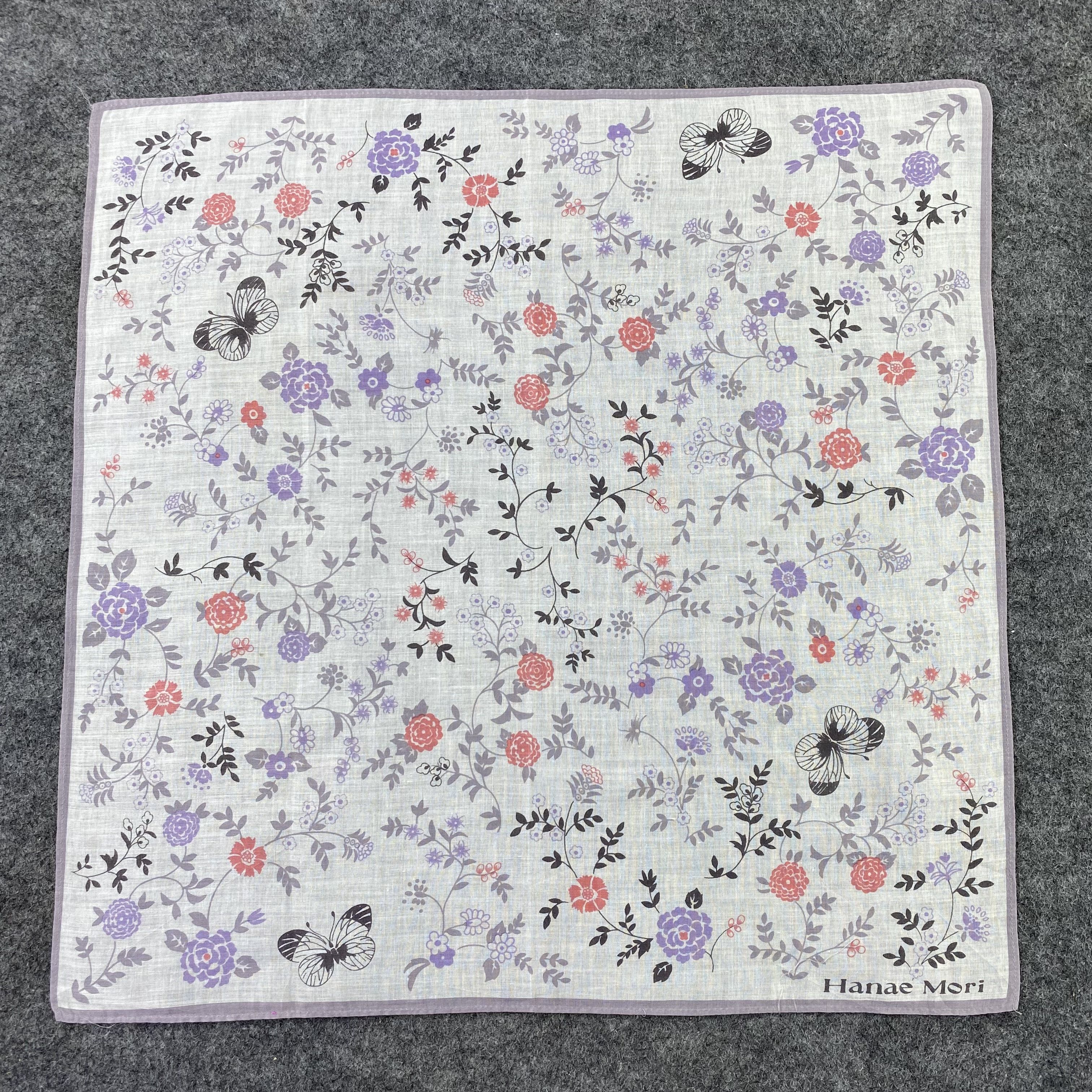 Hanae Mori × Japanese Brand Hanae Mori Bandana / Handkerchief / Neckerchief-B607 Size ONE SIZE - 3 Thumbnail
