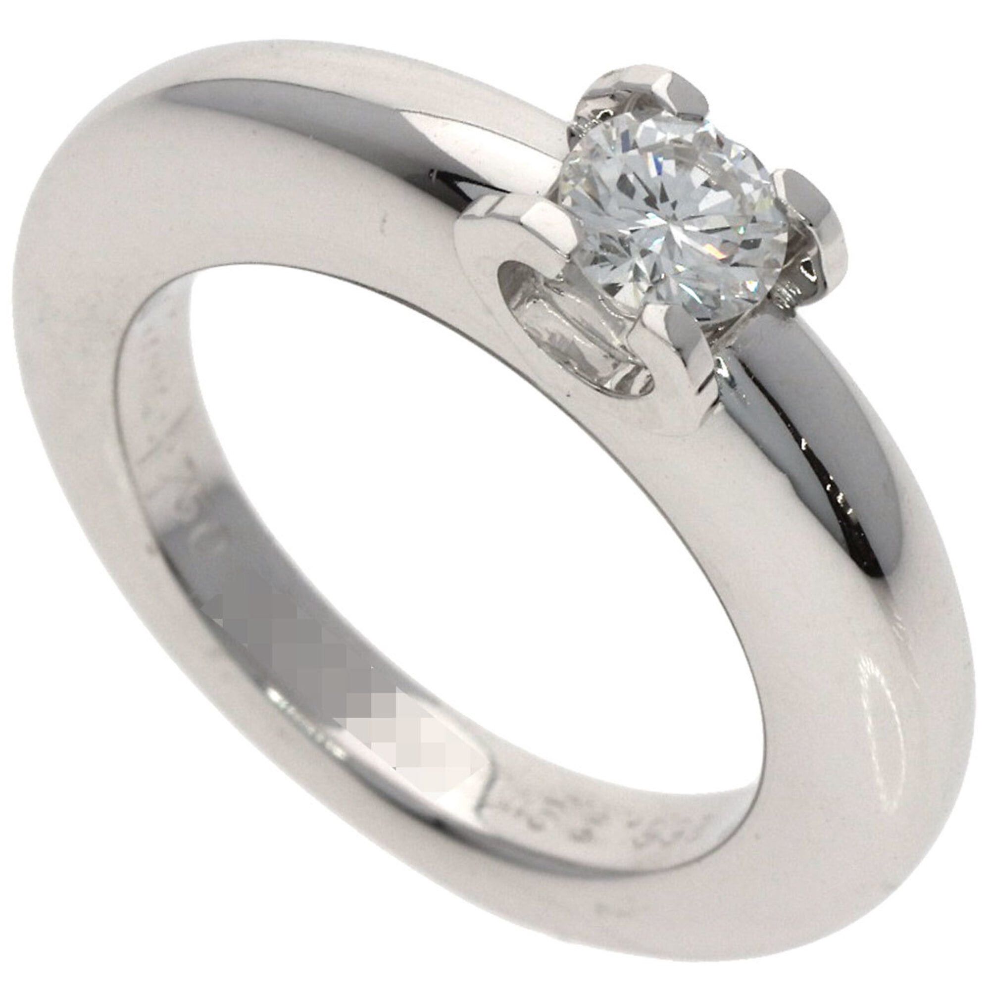Cartier Cartier C de Diamond Ring #45, 18K White Gold, Women's. Size ONE SIZE - 1 Thumbnail