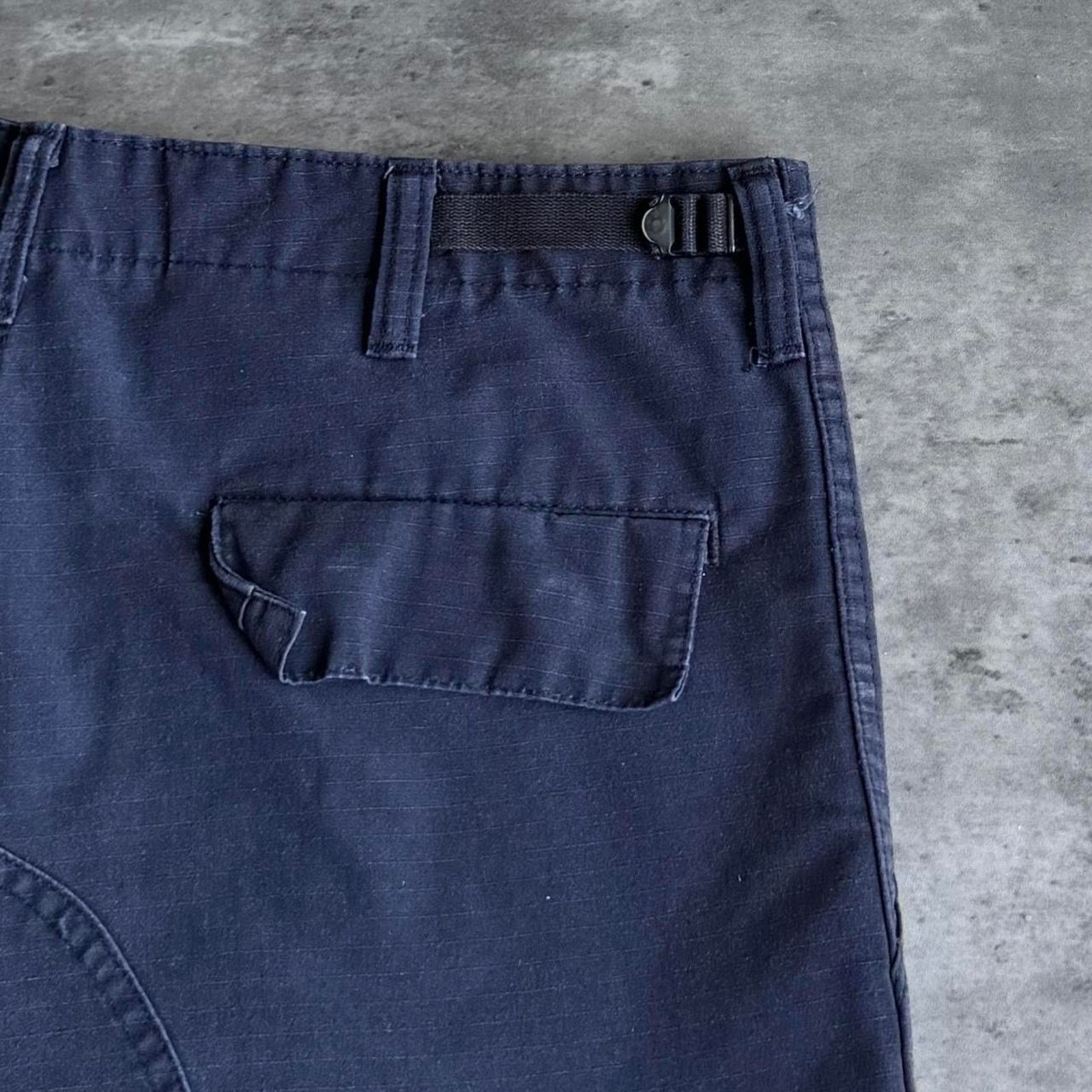 Carhartt × Vintage Vintage Y2K Navy Blue Carhartt Style Double Knee Cargo Pants Size US 34 / EU 50 - 3 Thumbnail