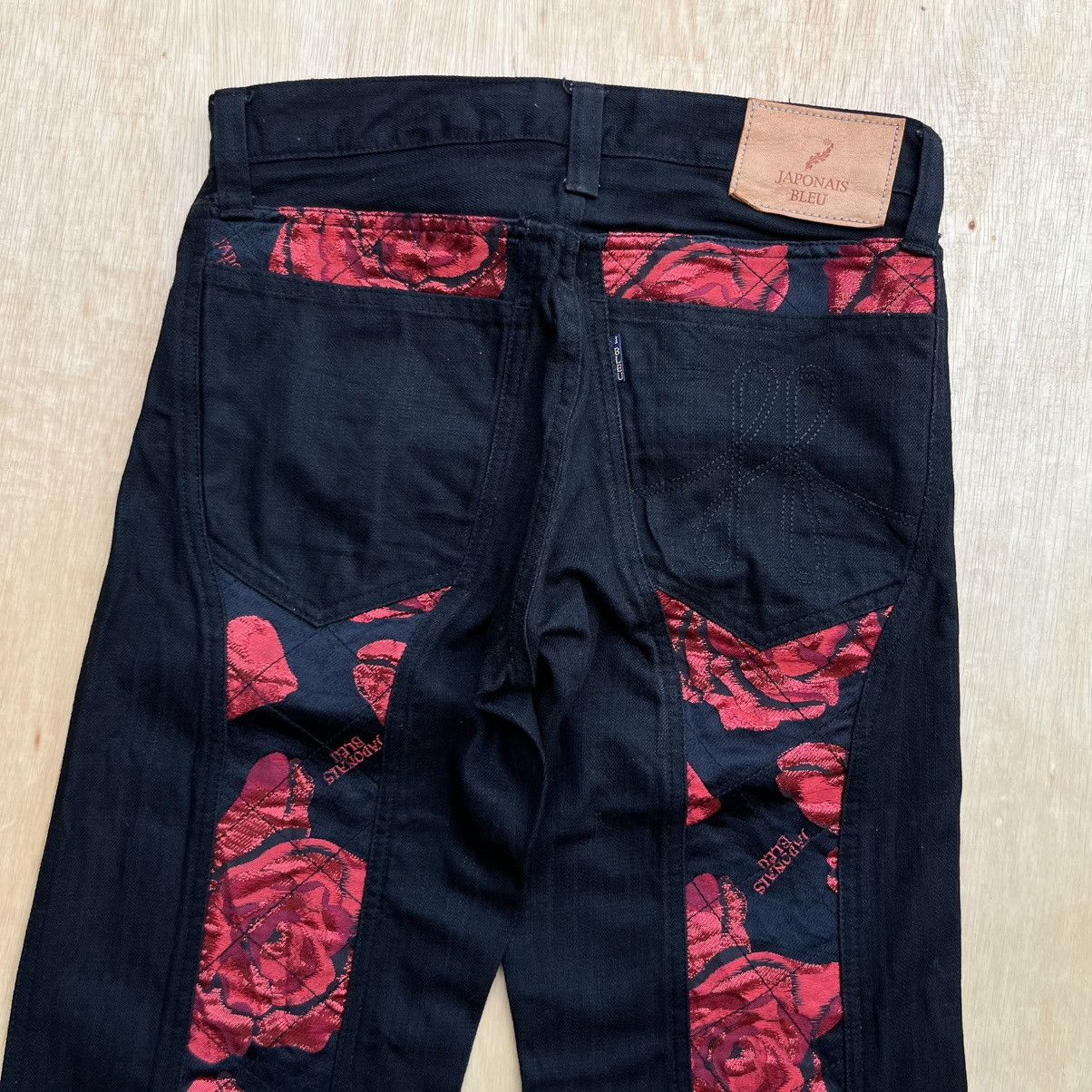 Hysteric Glamour JAPONAIS BLEU SUKAJAN JAPANESE BRAND BLACK DENIM Size US 30 / EU 46 - 2 Thumbnail