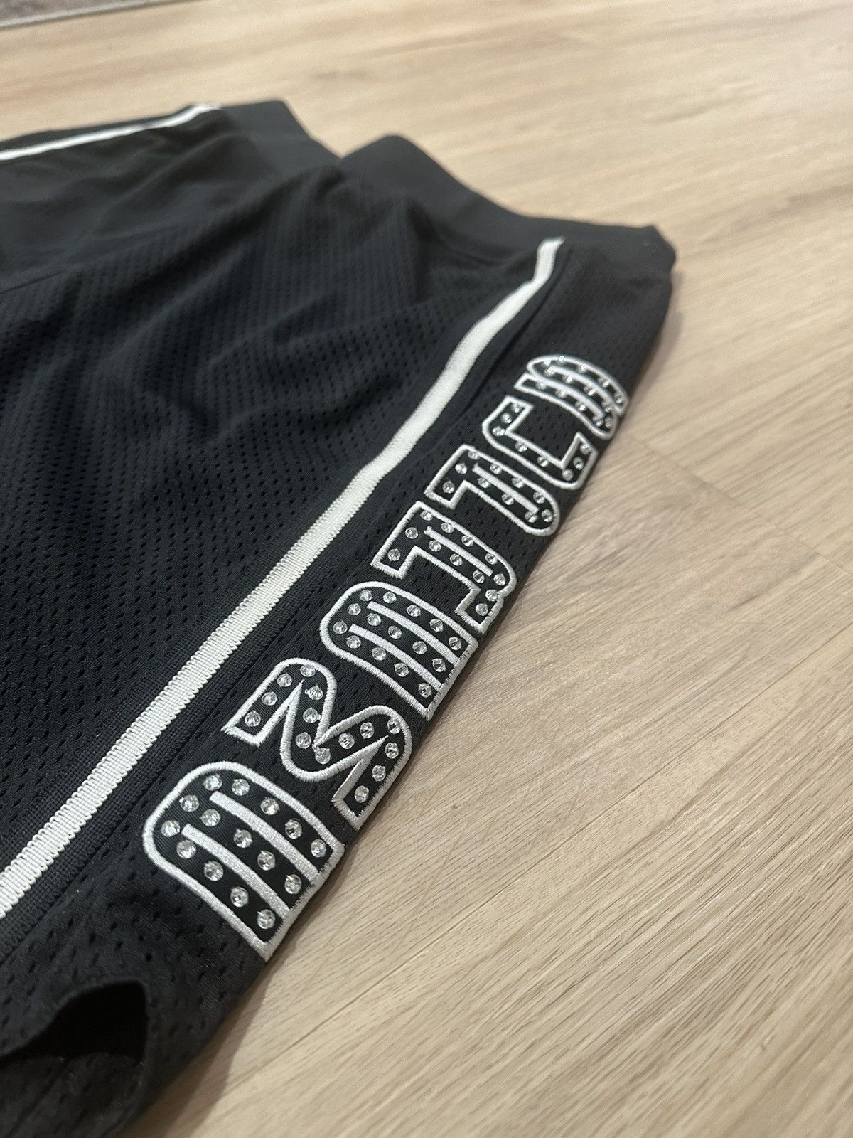Supreme Supreme Rhinestone Basketball Short - Black Size US 30 / EU 46 - 2 Thumbnail
