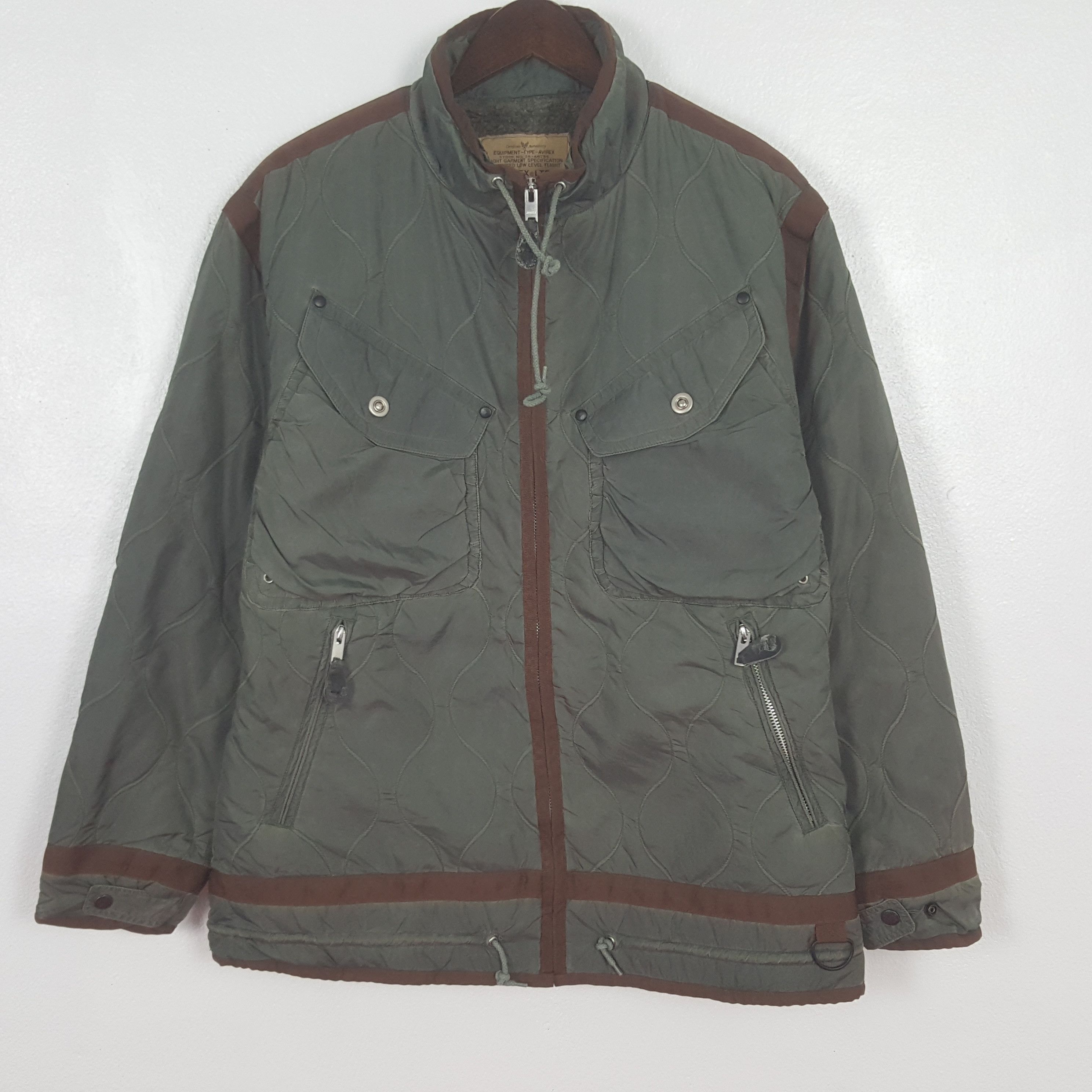 Avirex Vintage Avirex Japan Winter Zipper Military Jacket Size US M / EU 48-50 / 2 - 1 Thumbnail