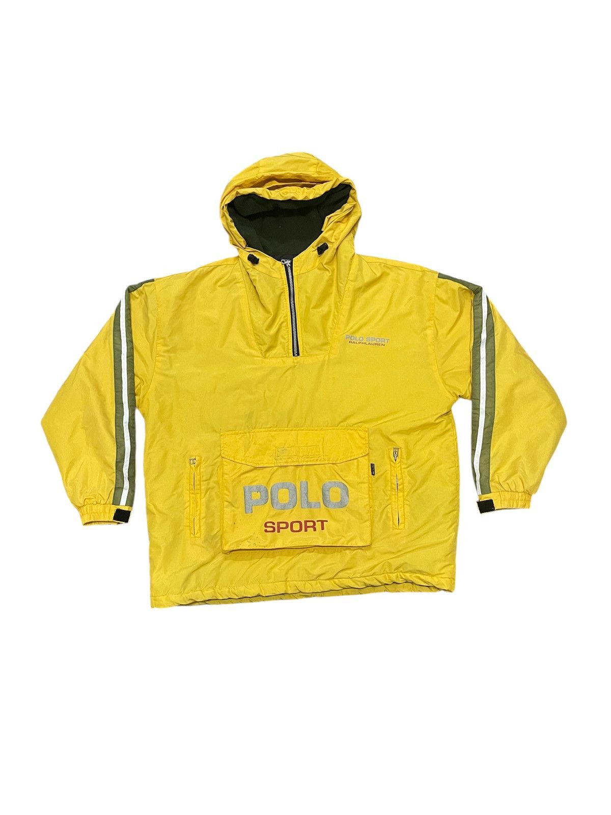 Polo Ralph Lauren 90s POLO SPORT BY RALPH LAUREN HALFZIPPER ANORAK HOODIE Size US XL / EU 56 / 4 - 1 Thumbnail