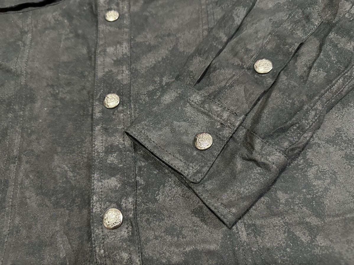 Japanese Brand 🔥Sick Y2K Omkoe Suede Western Shirt Double Zipper Punk Size US L / EU 52-54 / 3 - 8 Thumbnail
