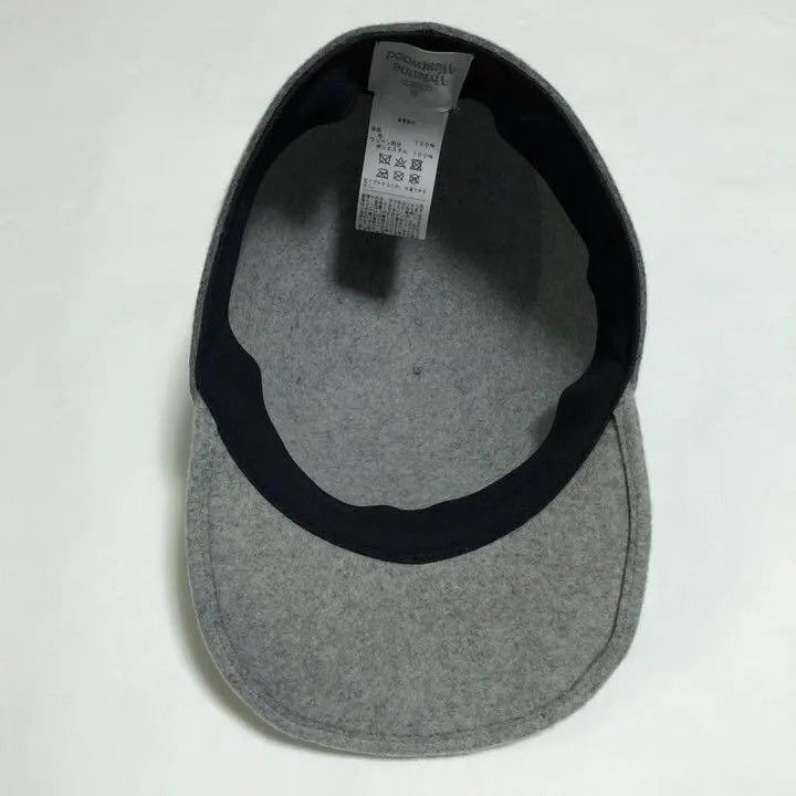 Vivienne Westwood Vivienne Westwood Cap Gray Orb logo Size ONE SIZE - 4 Thumbnail