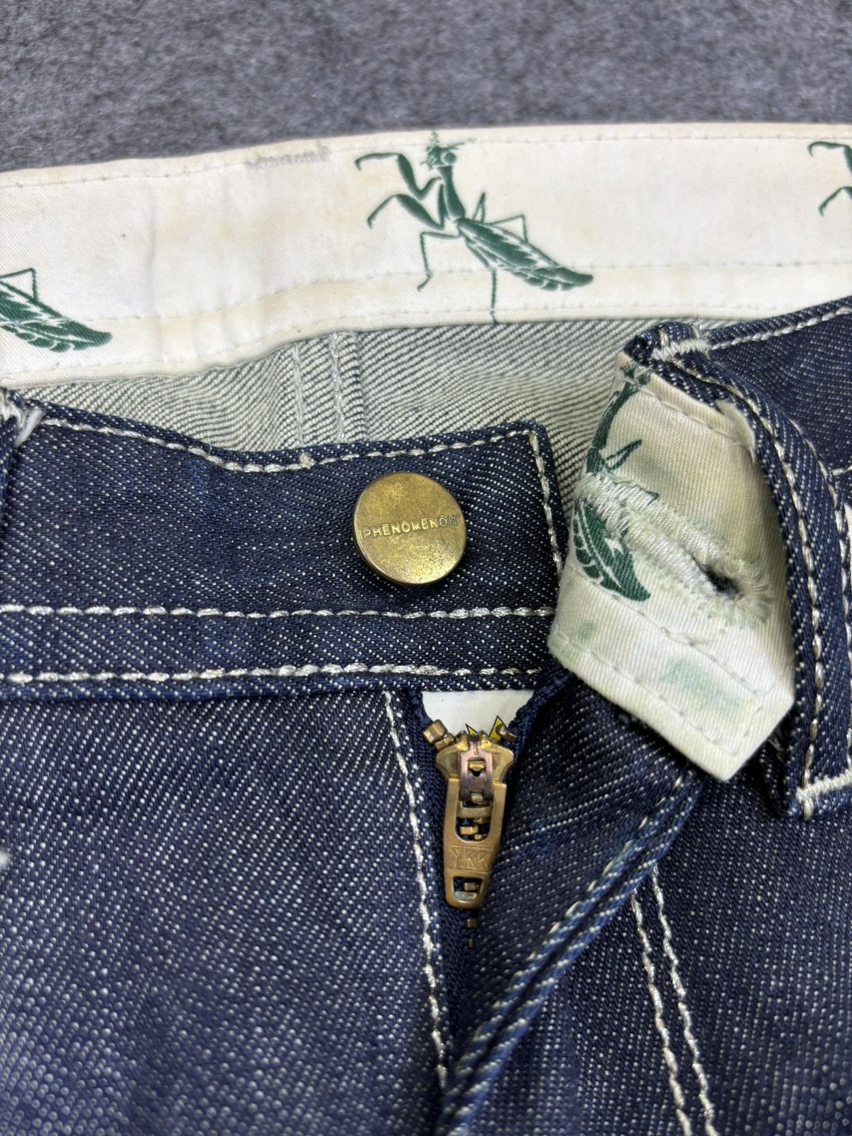 Japanese Brand PHENOMENON Tokyo Japanese Designer Skinny 10Oz Denim F751 Size US 29 - 6 Thumbnail