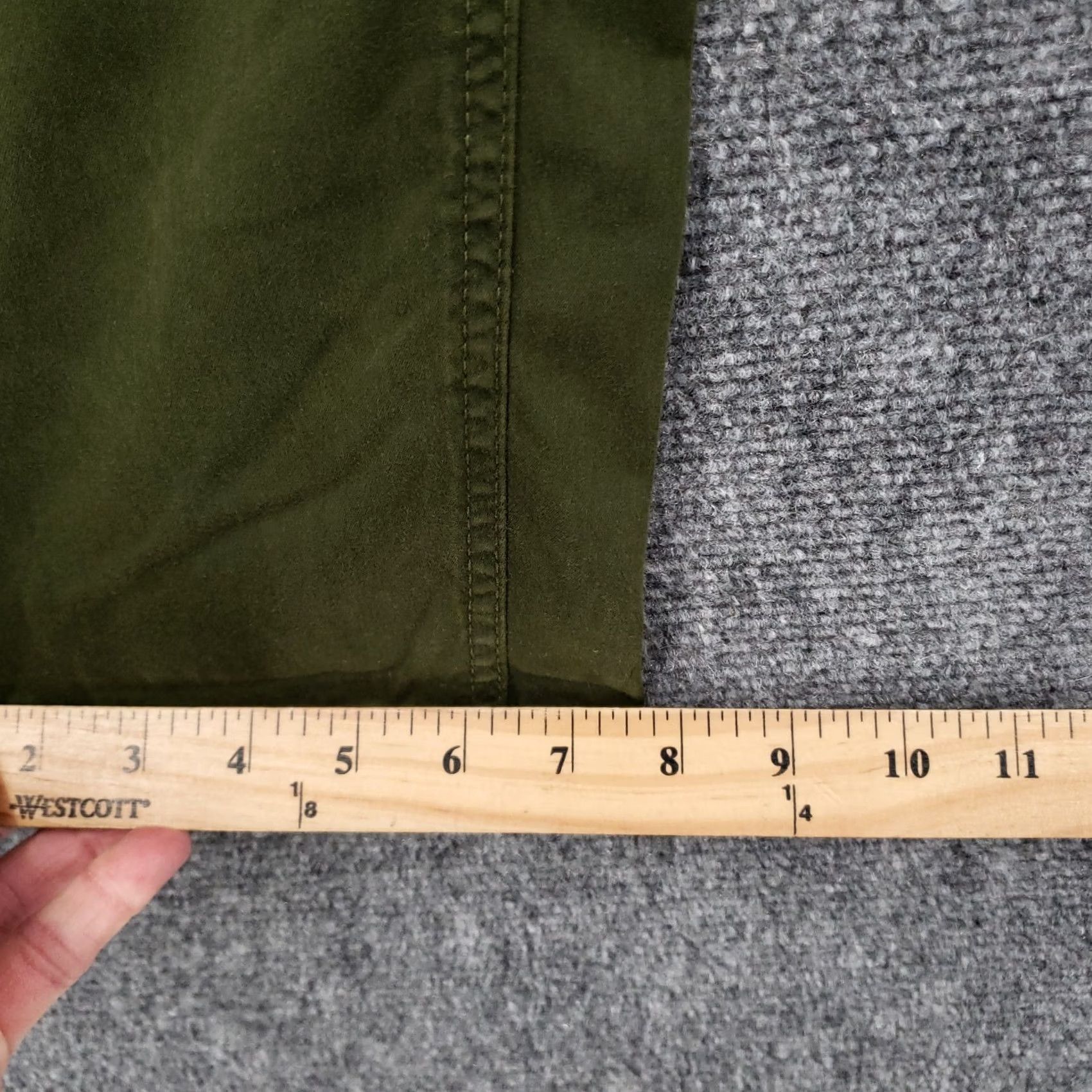 7 For All Mankind 7 For All Mankind Pants Womens 20 Green Easy Jogger High Rise Utility Size 42" / US 20 - 4 Thumbnail