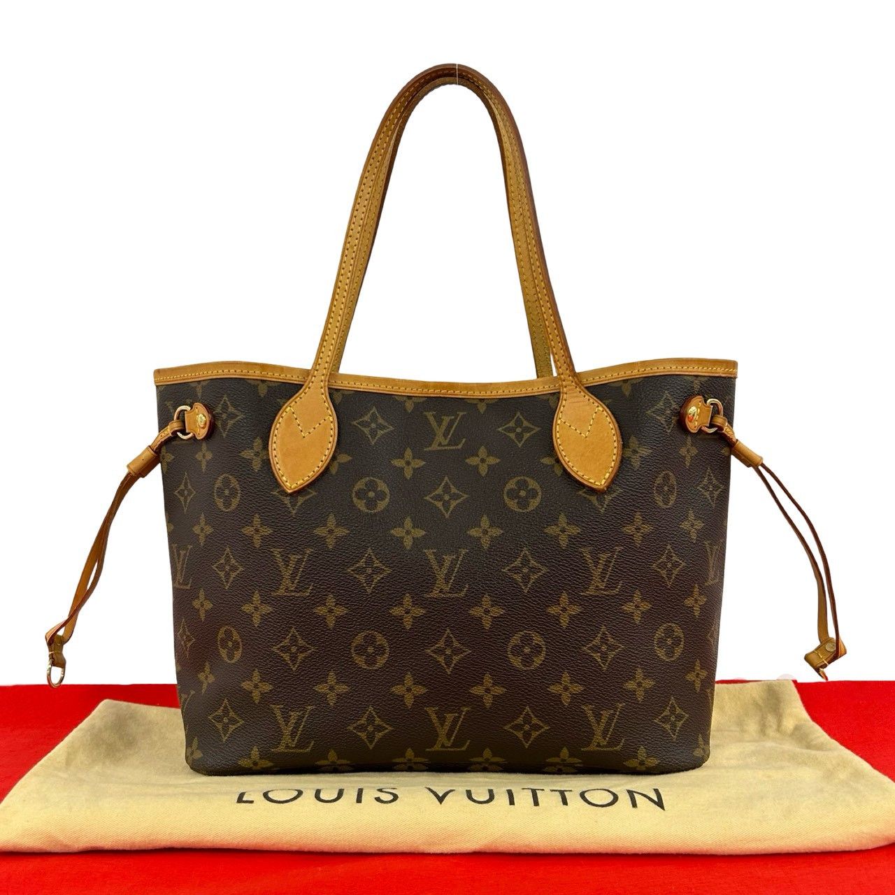 Louis Vuitton Louis Vuitton Louis Vuitton Neverfull Monogram Tote Bag Textile Tote Bag DUTY FREE for USA Size ONE SIZE - 1 Thumbnail