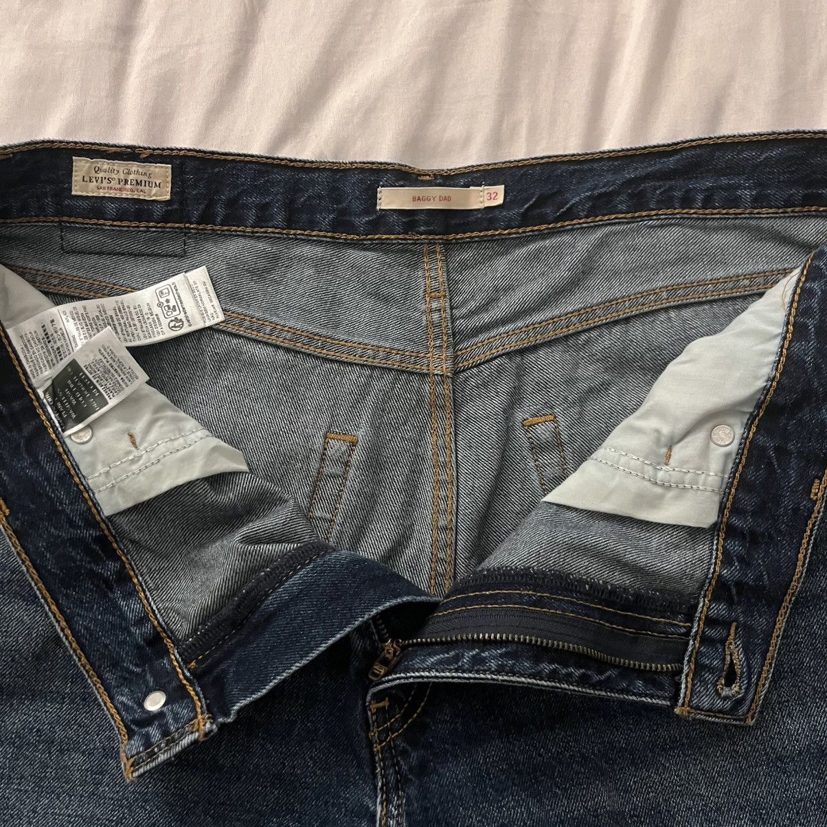Levi's Levis Premium Jeans Womens Baggy Dad Denim Outdoor Big "E" Size 36" / US 14 / IT 50 - 3 Thumbnail