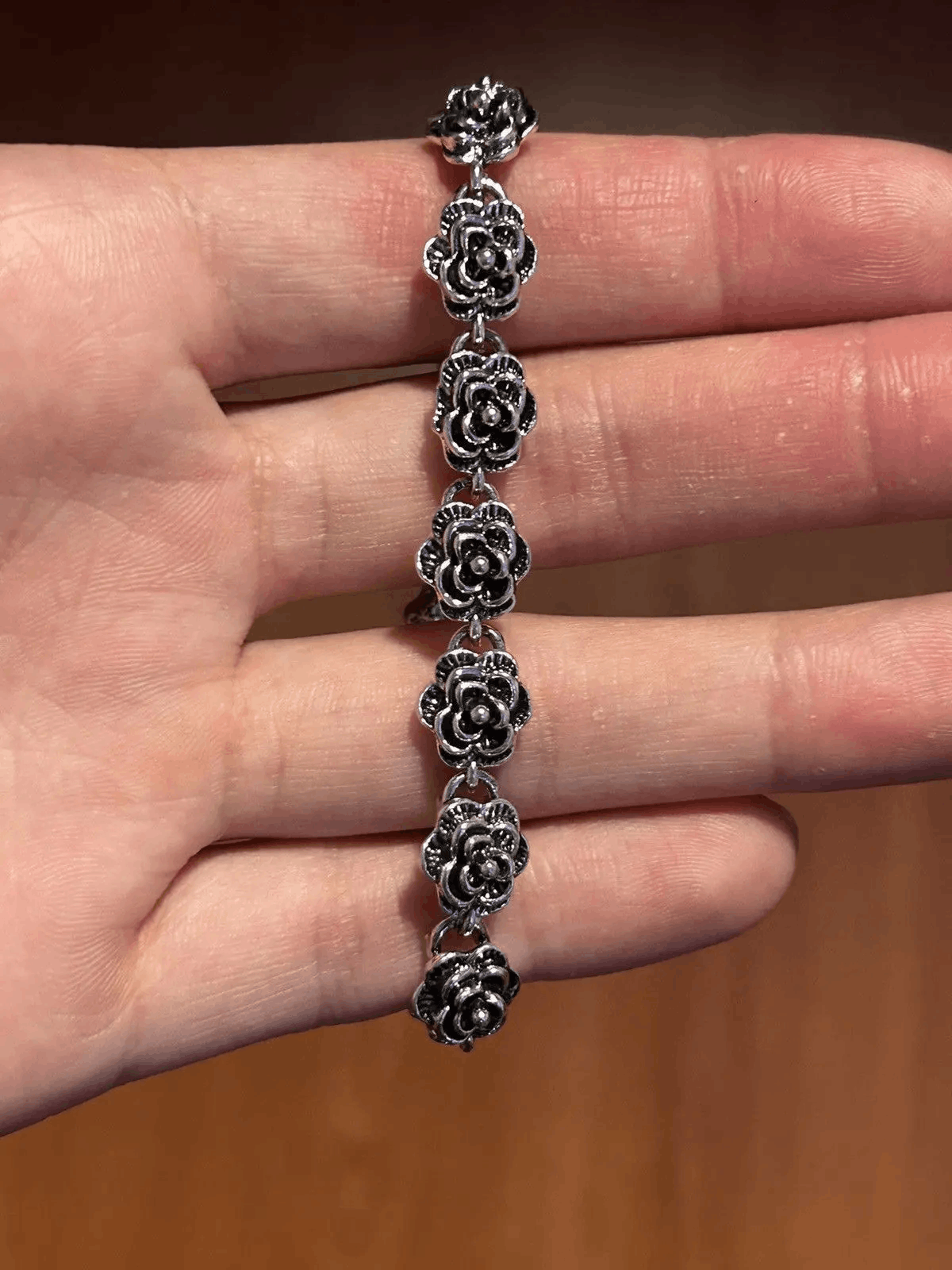 Japanese Brand Y2K Rose Bracelet Size ONE SIZE - 2 Thumbnail