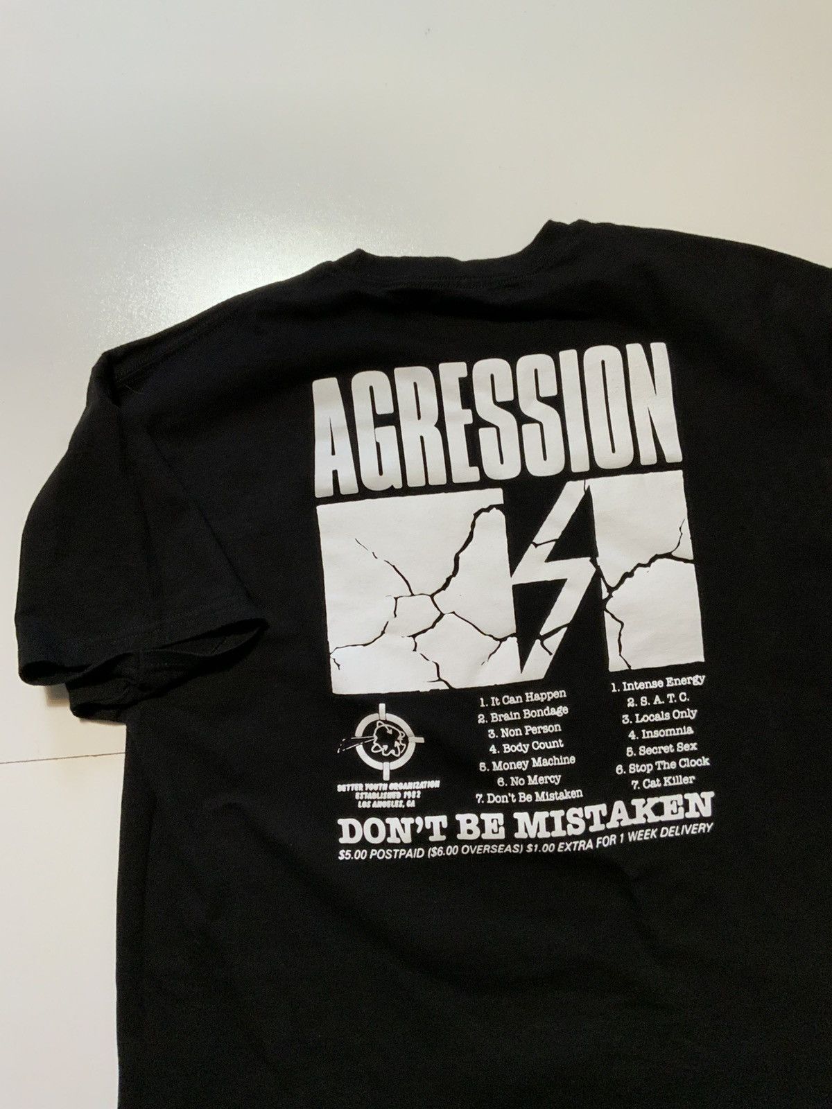 Band Tees Trust Records Agression Hardcore Punk Rock Band T-Shirt Size US XL / EU 56 / 4 - 5 Thumbnail