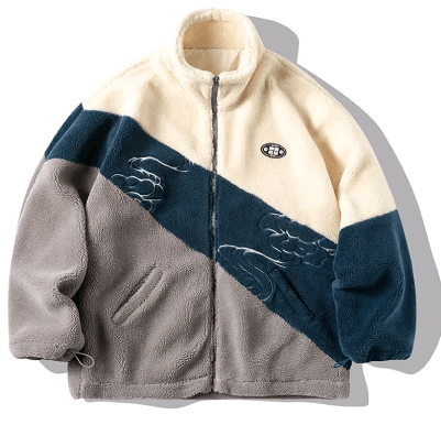 Other Yaojiuqiuji 1997 Colorblock Sherpa Fleece Jacket Size US XXL / EU 58 / 5 - 1 Thumbnail