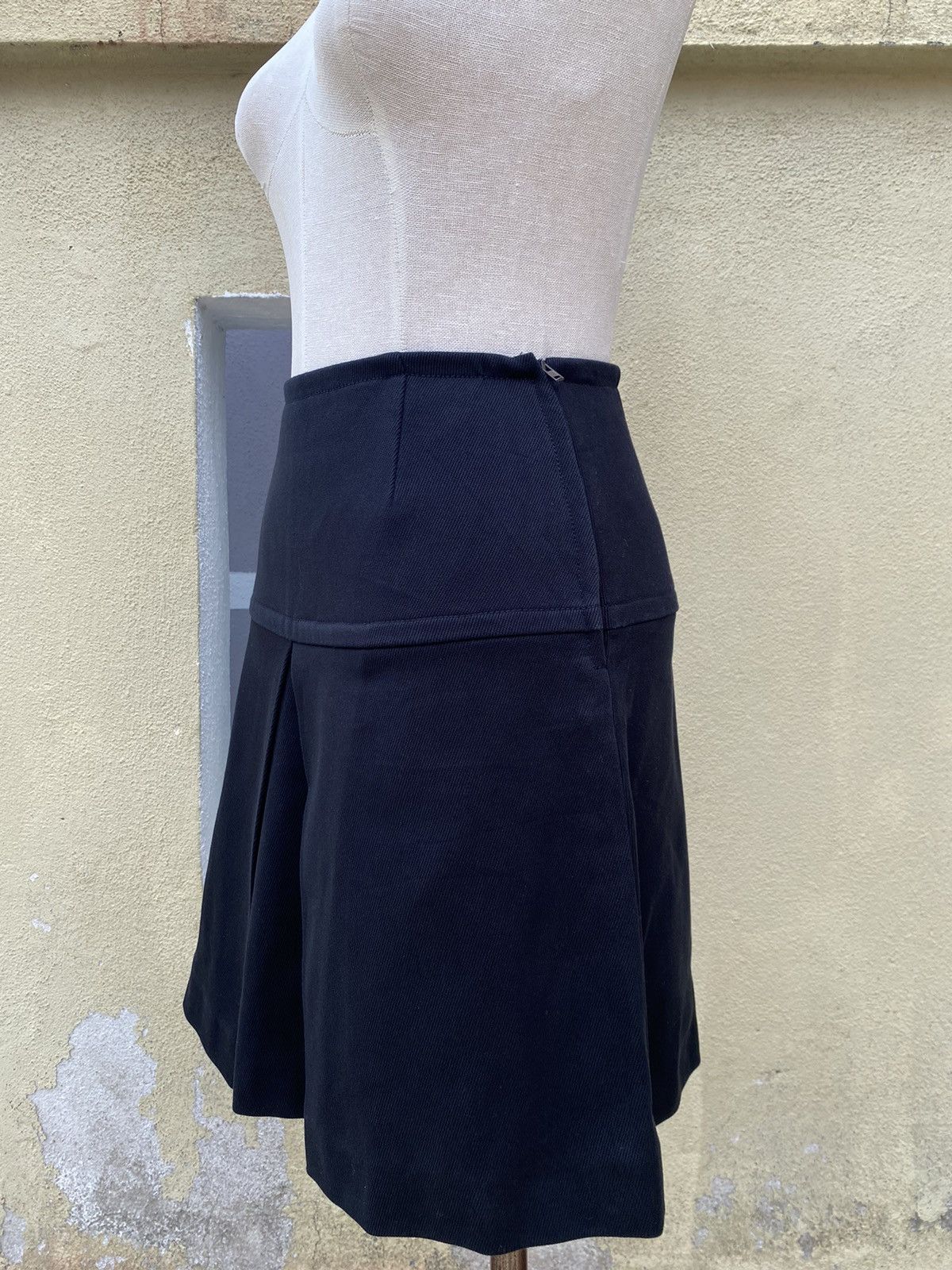 Miu Miu AMM1 2014 551 black mini skirt Size 27" / US 4 / IT 40 - 3 Thumbnail